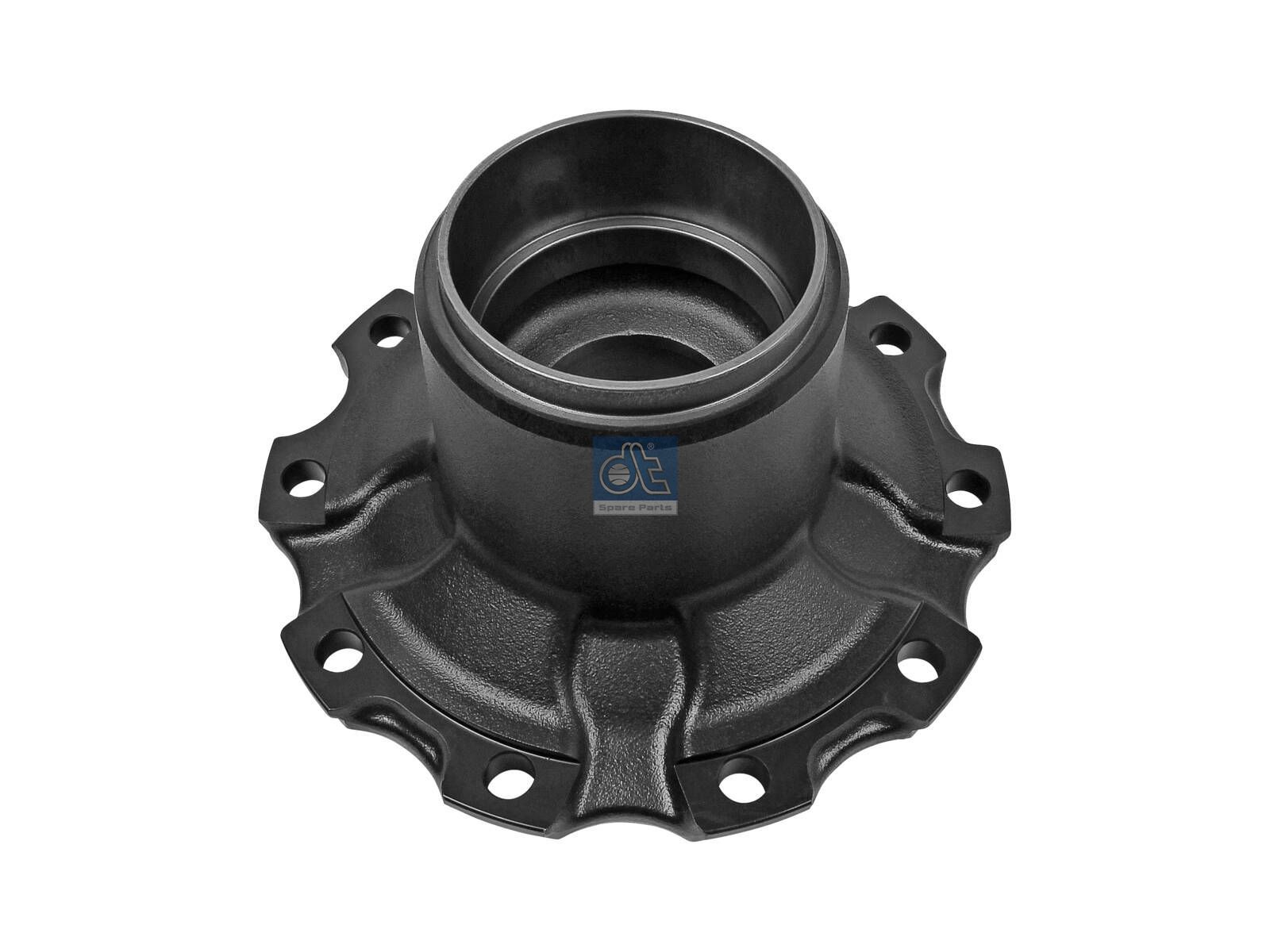 DT Spare Parts 4.67812 Wheel hub, without bearings, d1: 110 mm, d2: 150 mm, D: 378 mm, 10 bores, b: 22 mm, H: 176 mm