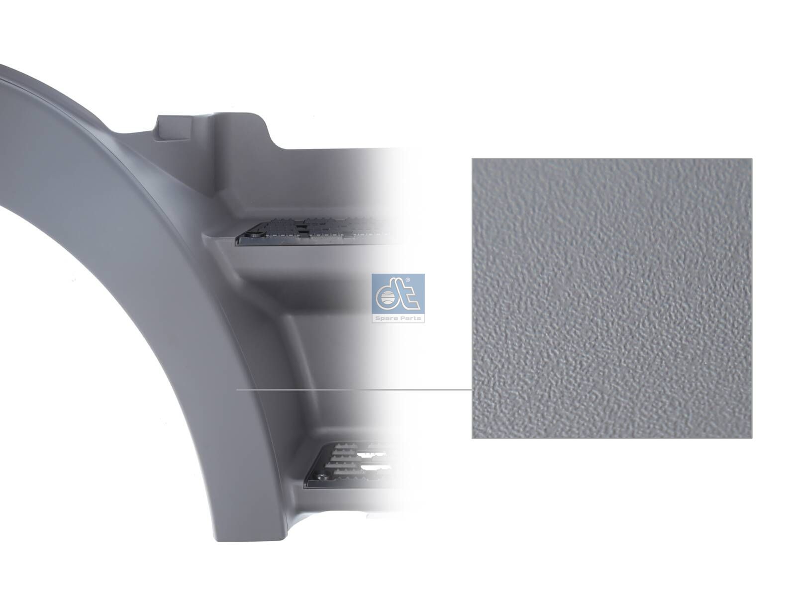 DT Spare Parts 4.68416SP Step well case, upper, right, with step, with cover