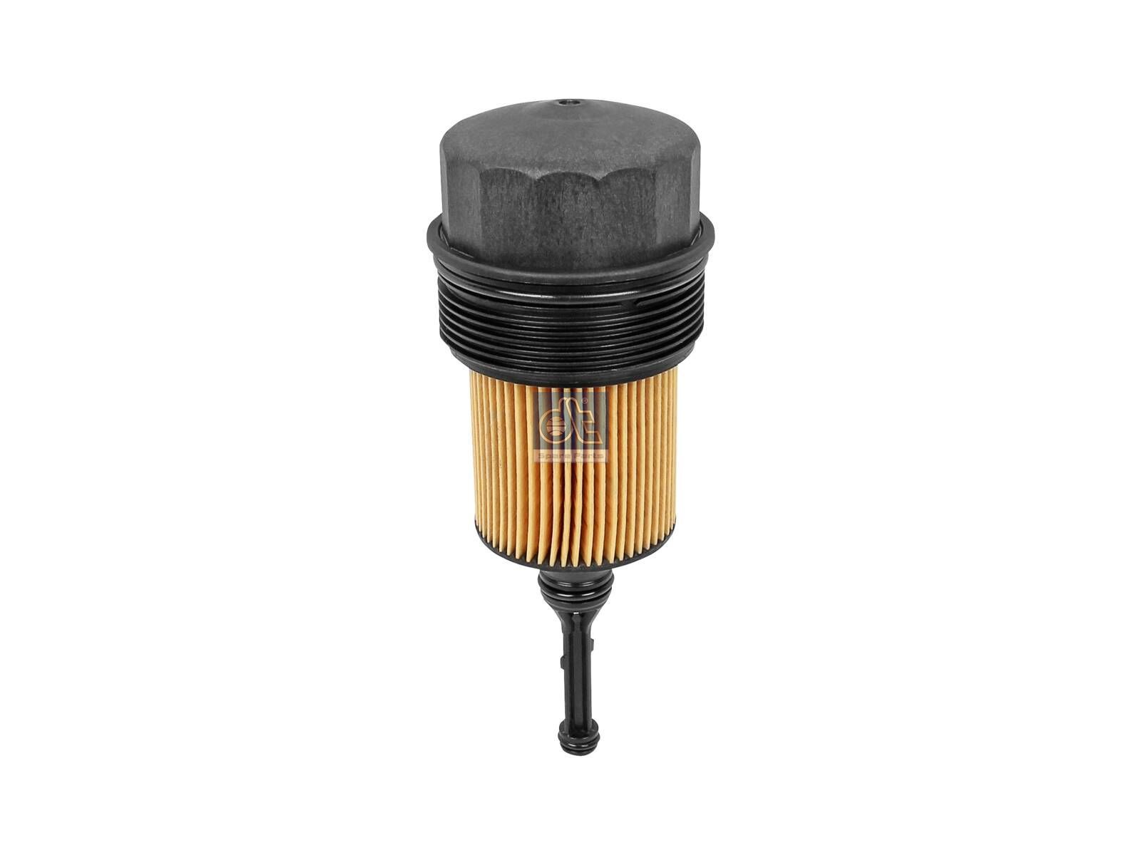 DT Spare Parts 4.69124 Oil filter cover, with filter