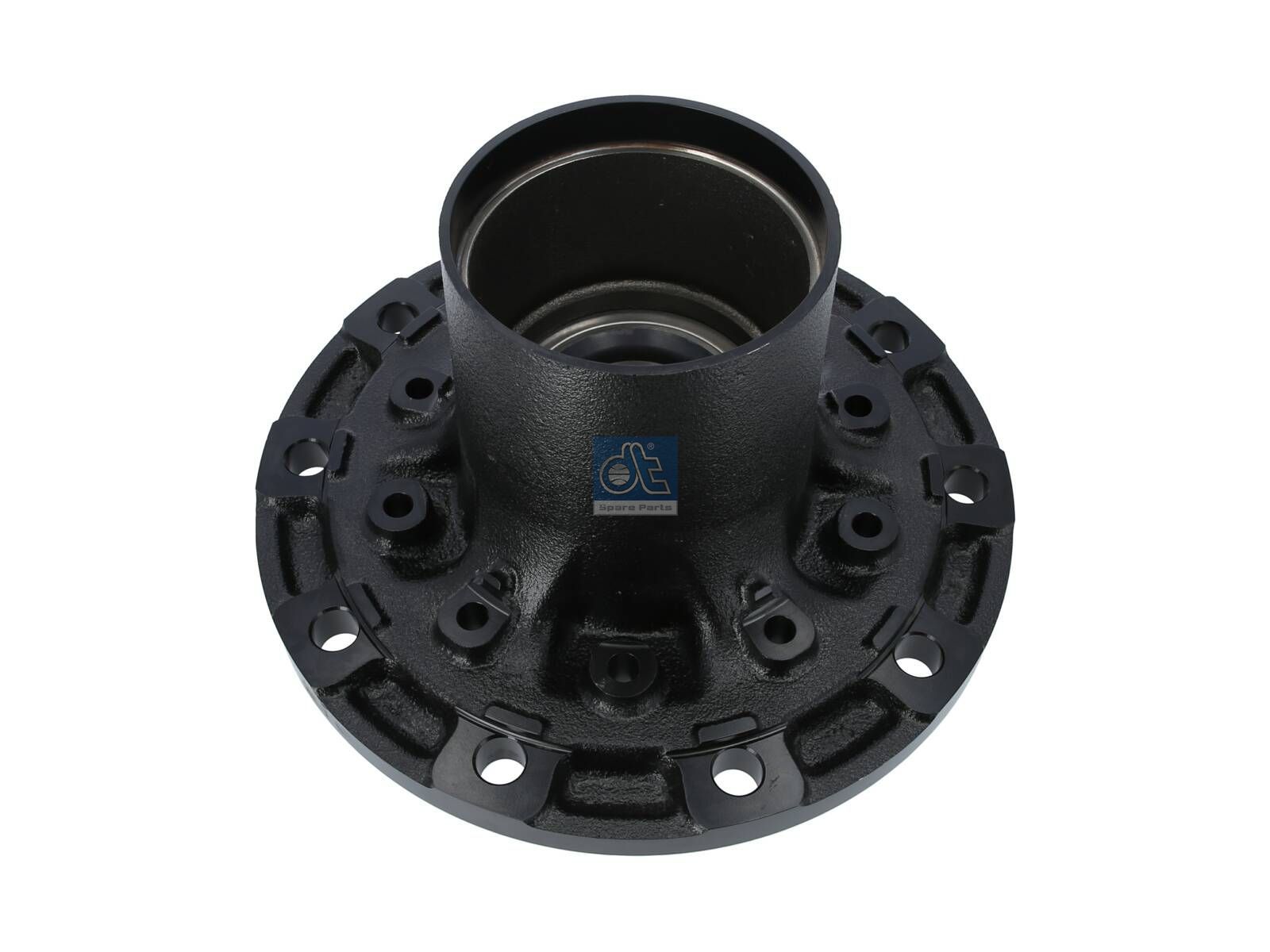 DT Spare Parts 4.69668 Wheel hub, without bearings, d1: 140 mm, d2: 140 mm, D: 382 mm, 10 bores, b: 22 mm, H: 259 mm