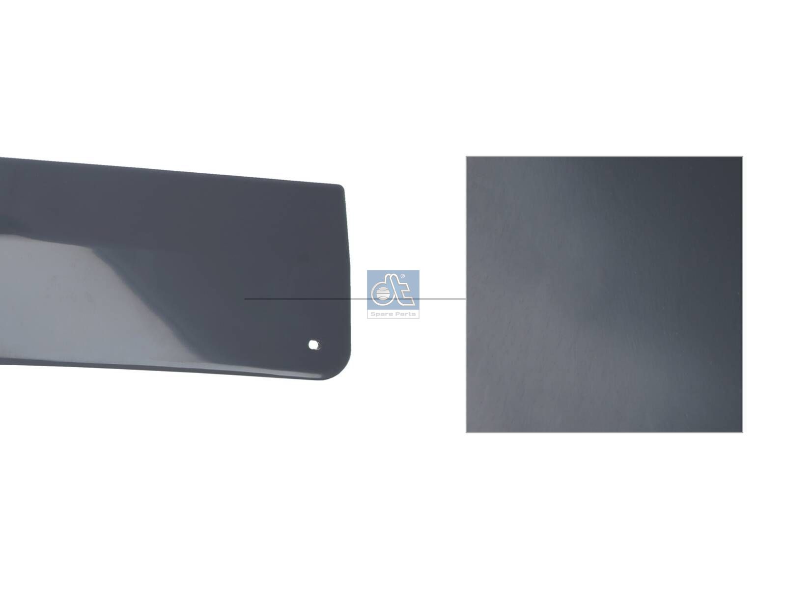 DT Spare Parts 4.70651SP Fender, left, grey