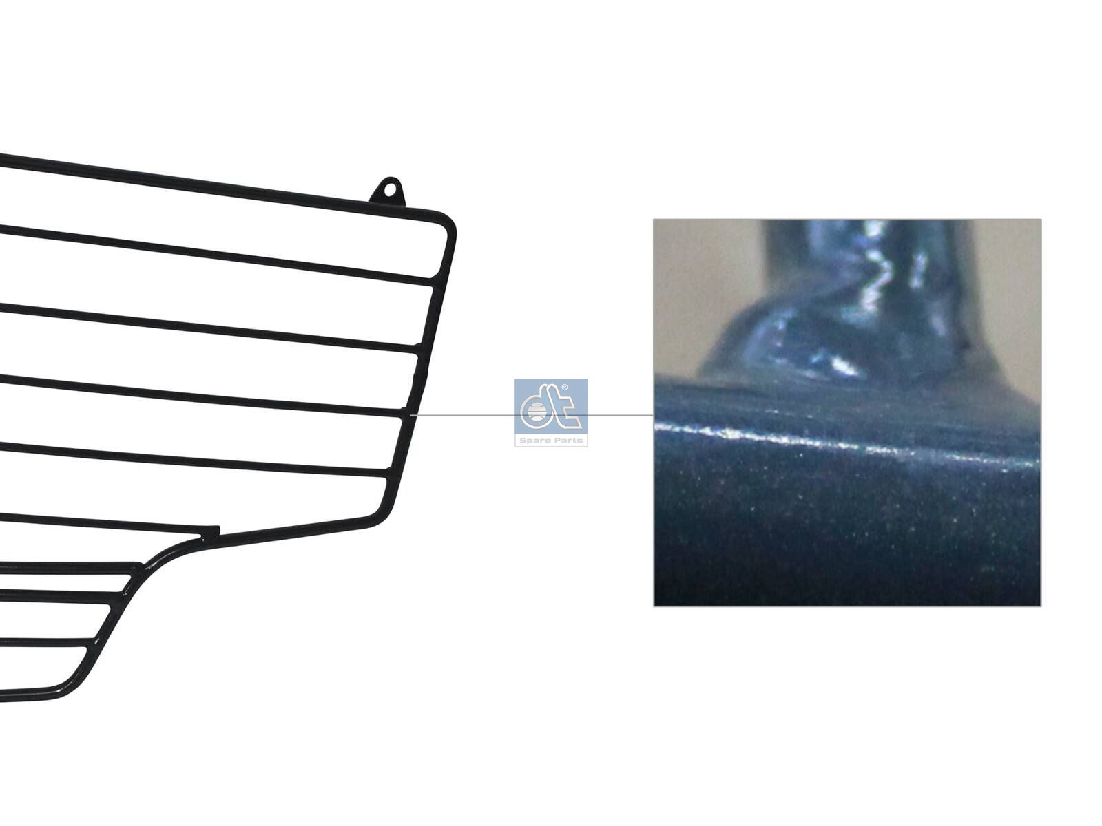 DT Spare Parts 4.71433 Covering grille, headlamp, right