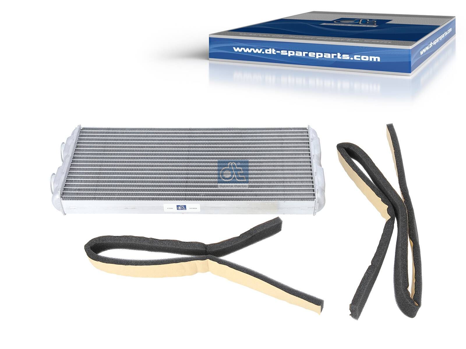DT Spare Parts 4.72300 Heat exchanger, L: 345 mm, W: 160 mm, T: 26 mm