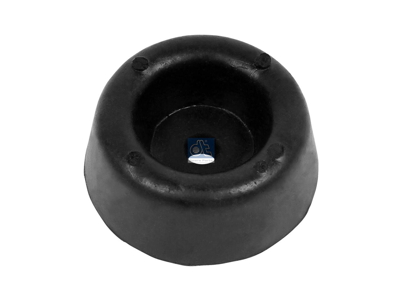 DT Spare Parts 4.80046 Rubber buffer, d: 27.5 mm, D: 60 mm, H: 24.5 mm