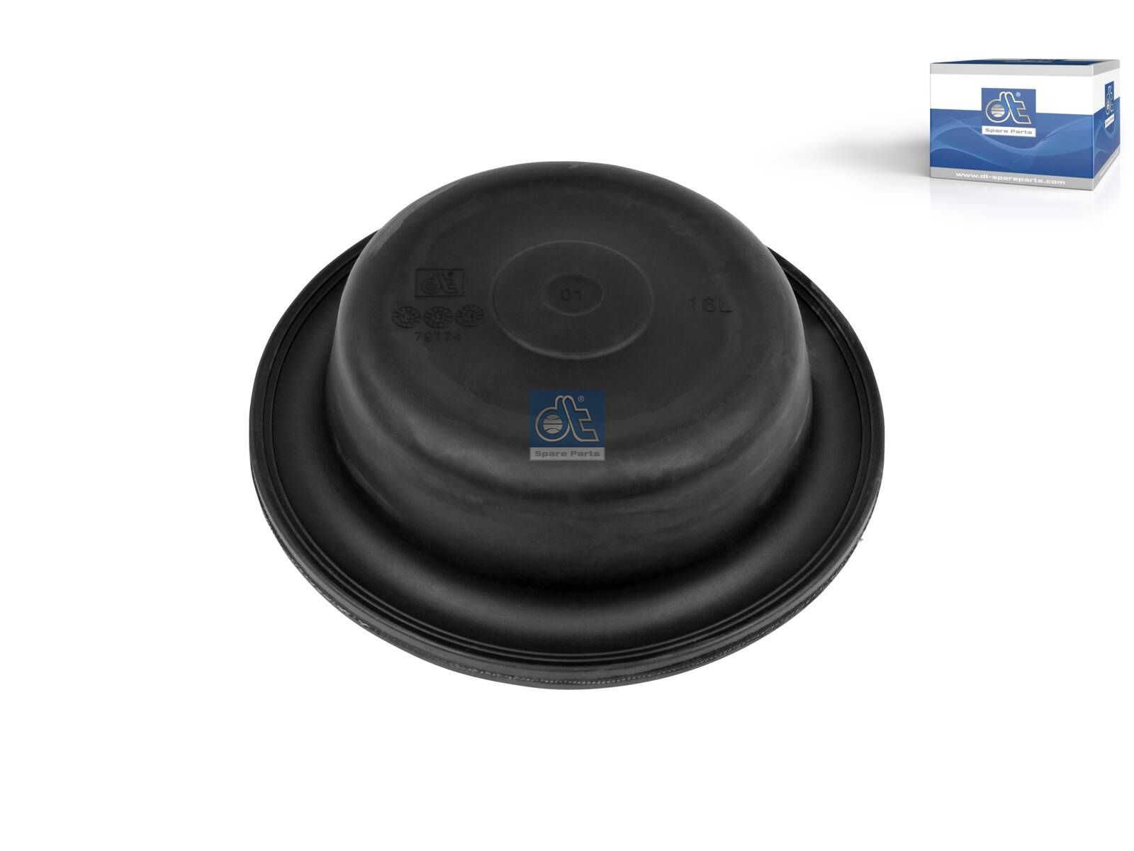 DT Spare Parts 4.80158 Diaphragm, D: 157 mm, T: 44 mm