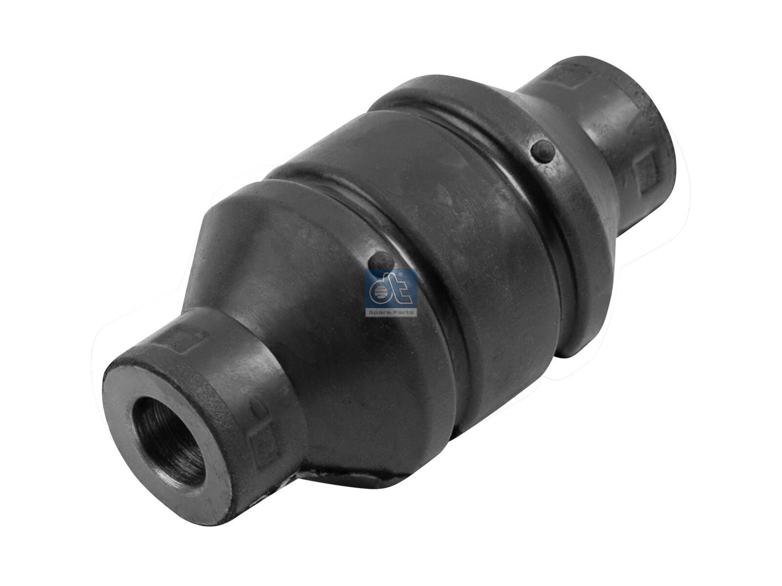DT Spare Parts 4.80449 Rubber bushing, shock absorber, d: 16 mm, D1: 30 mm, D2: 53 mm, L: 105 mm