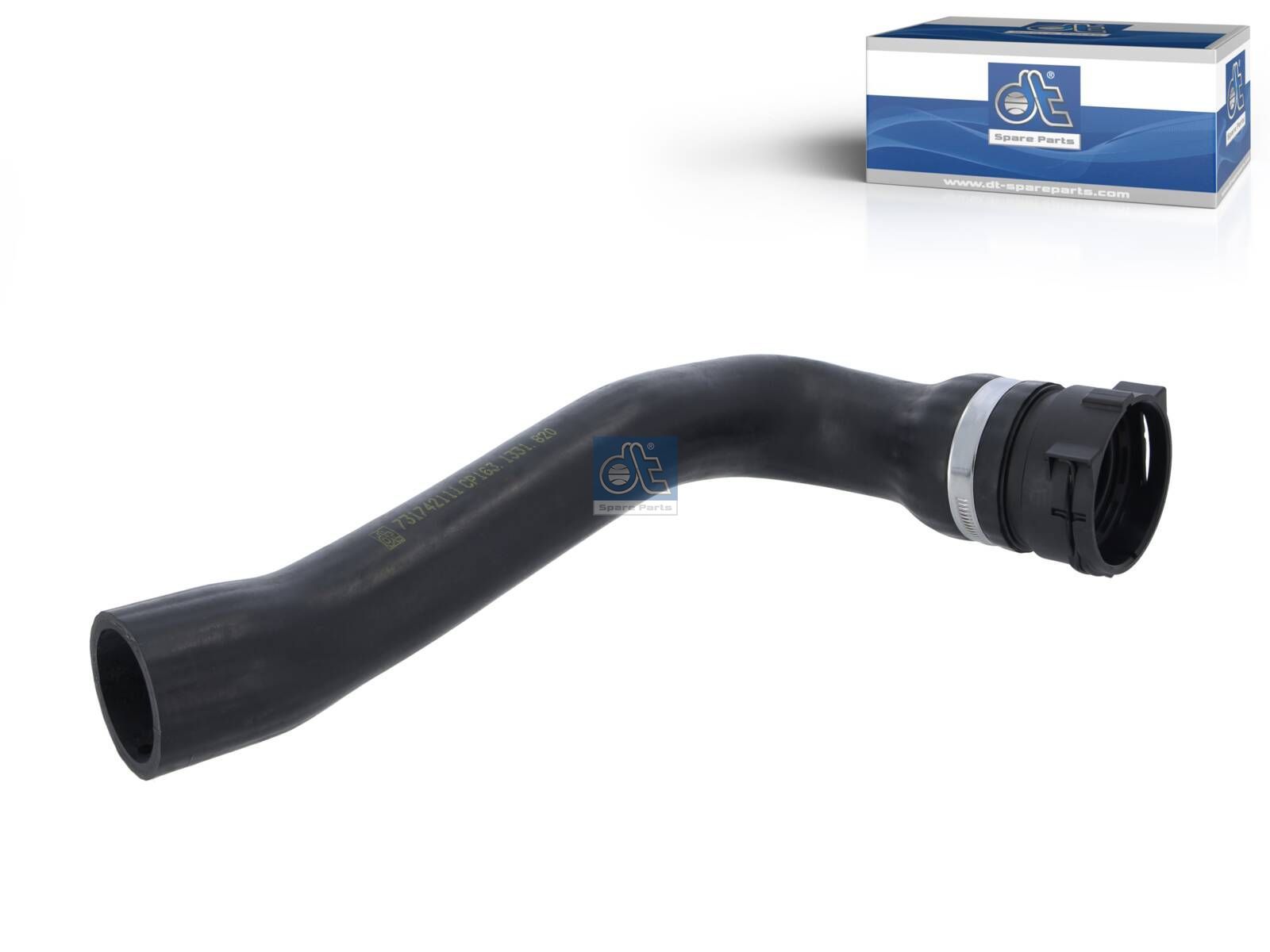 DT Spare Parts 4.80820 Hose, d: 50 mm, L: 345 mm, S: 6 mm