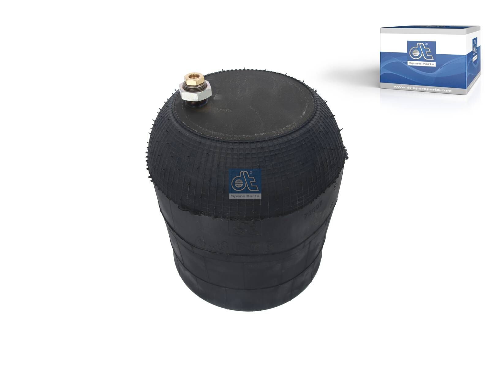 DT Spare Parts 4.80861 Air spring, with steel piston, D: 275 mm, M16 x 1,5, M24 x 1,5, L: 292 mm