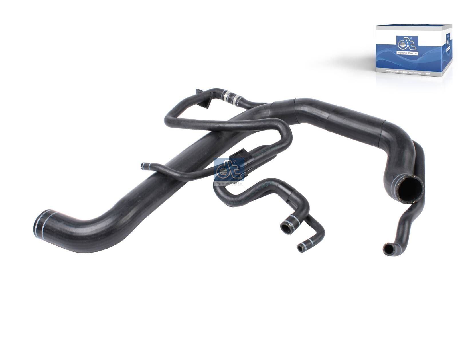DT Spare Parts 4.81115 Radiator hose, d: 9 mm, d1: 11 mm, d2: 17 mm, D1: 21 mm, D2: 49 mm