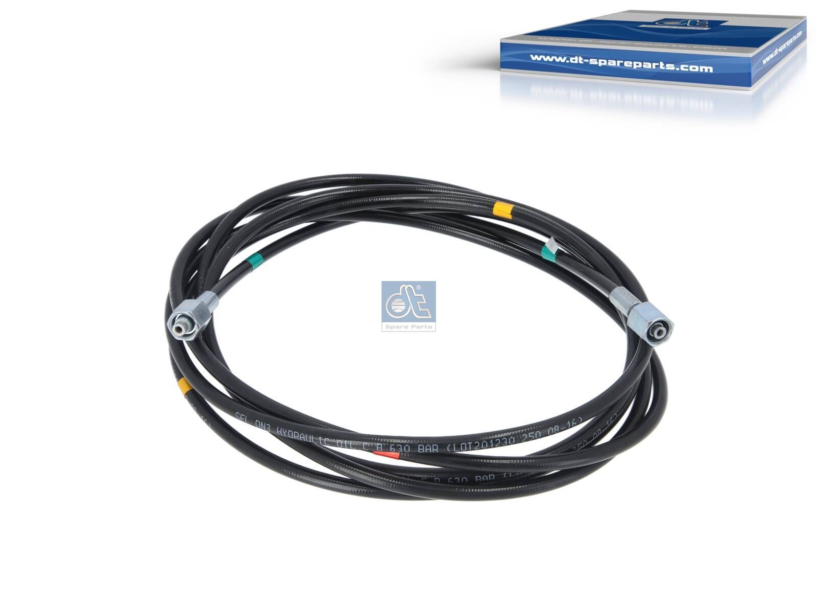 DT Spare Parts 4.81681 Hose line, cabin tilt, L: 3920 mm, 630 bar