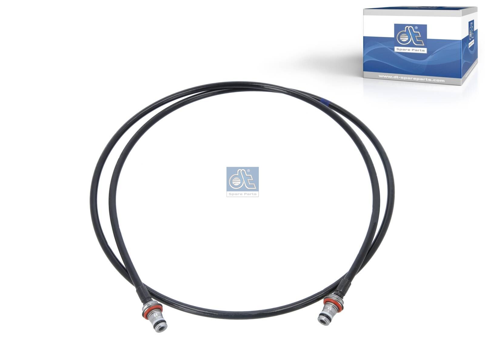 DT Spare Parts 4.81684 Hose line, cabin tilt, L: 1370 mm, 630 bar