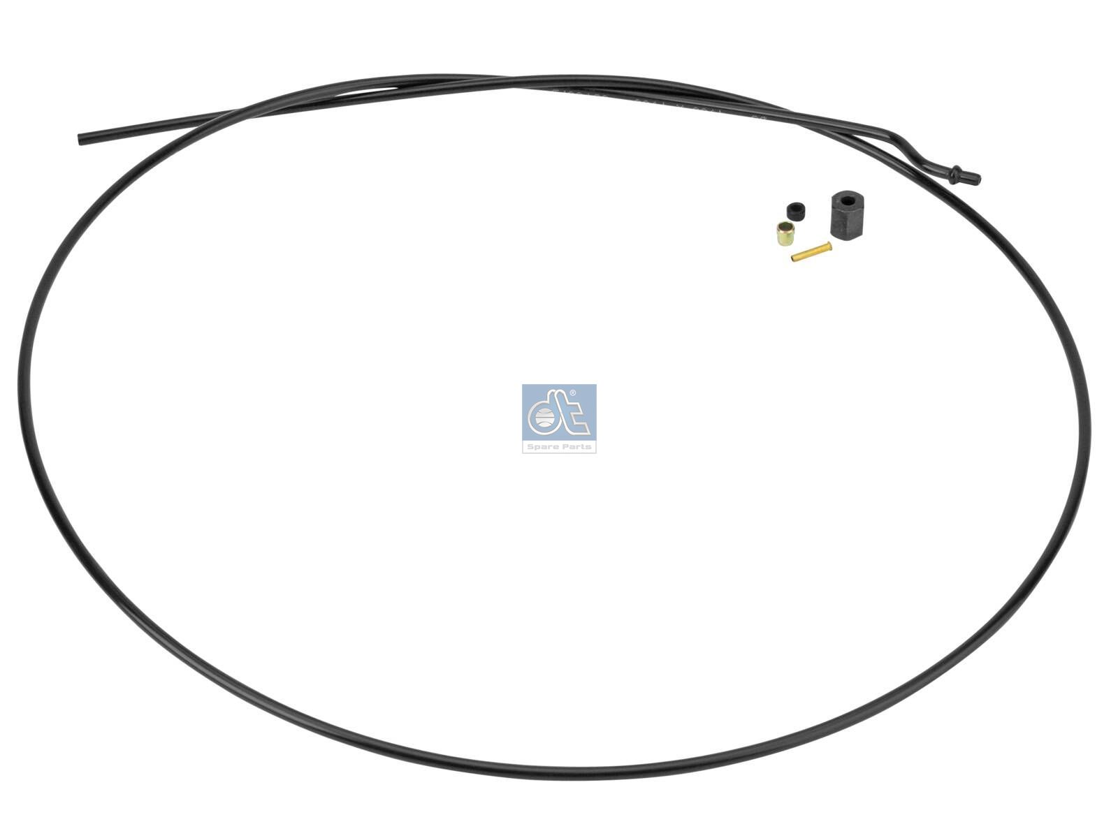 DT Spare Parts 4.90119 Molded nylon hose, kit - black, L: 1080 mm