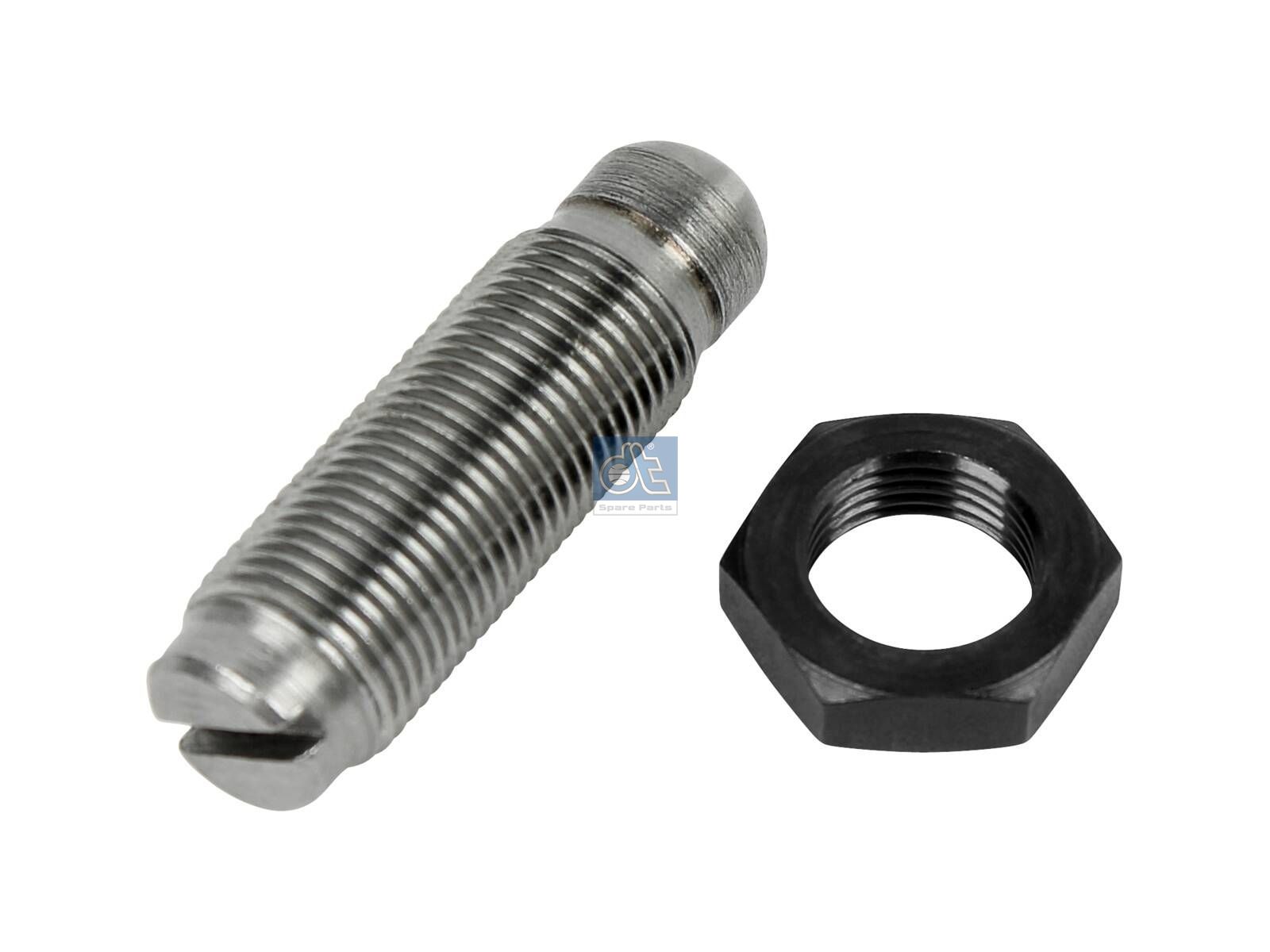 DT Spare Parts 4.90308 Adjusting screw, with nut, M12 x 1, L: 41 mm