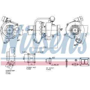NISSENS TURBO TO SUIT SCANIA