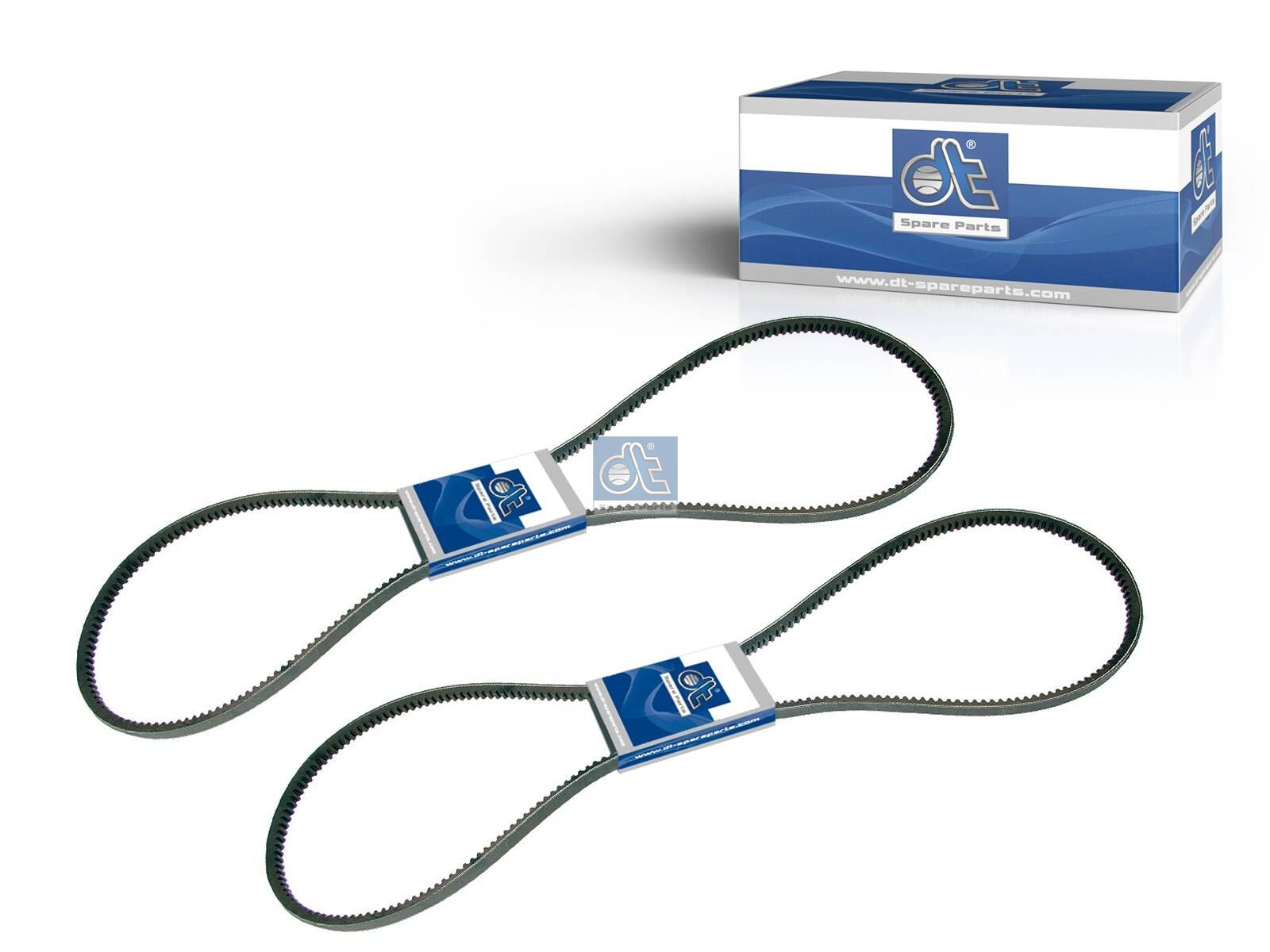 DT Spare Parts 3.34200SP V-belt kit, L: 1500 mm, W: 10 mm, AVX10X1500, 2 belts