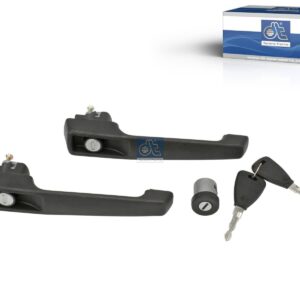 DT Spare Parts 4.90615 Outside door handle, complete with lock cylinder