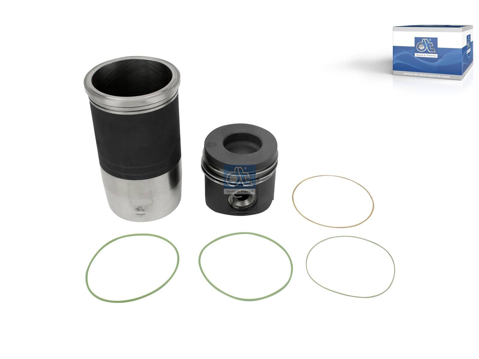 DT Spare Parts 4.90962 Piston with liner, D: 128 mm