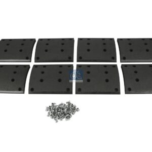 DT Spare Parts 4.91133 Drum brake lining kit, axle kit, W: 220 mm, S: 18 mm