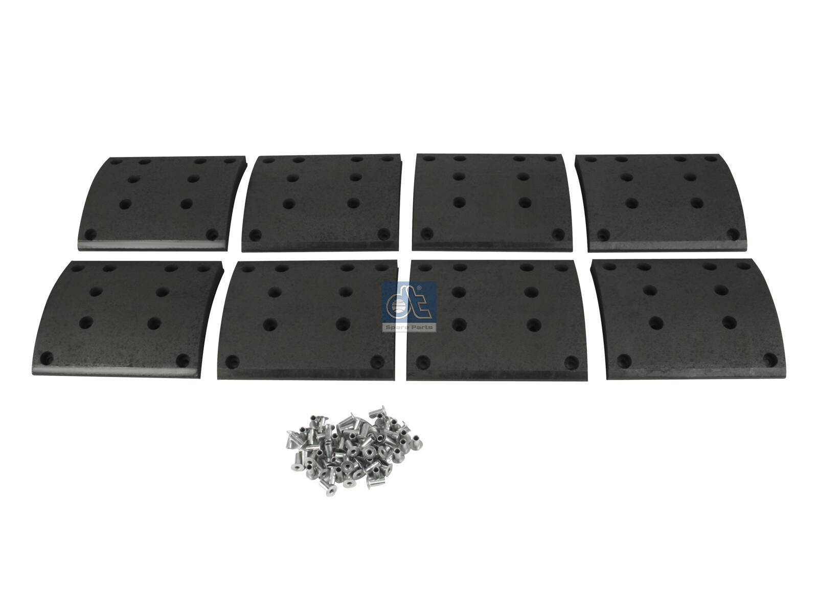 DT Spare Parts 4.91134 Drum brake lining kit, axle kit - oversize, W: 220 mm, S: 18.8 mm
