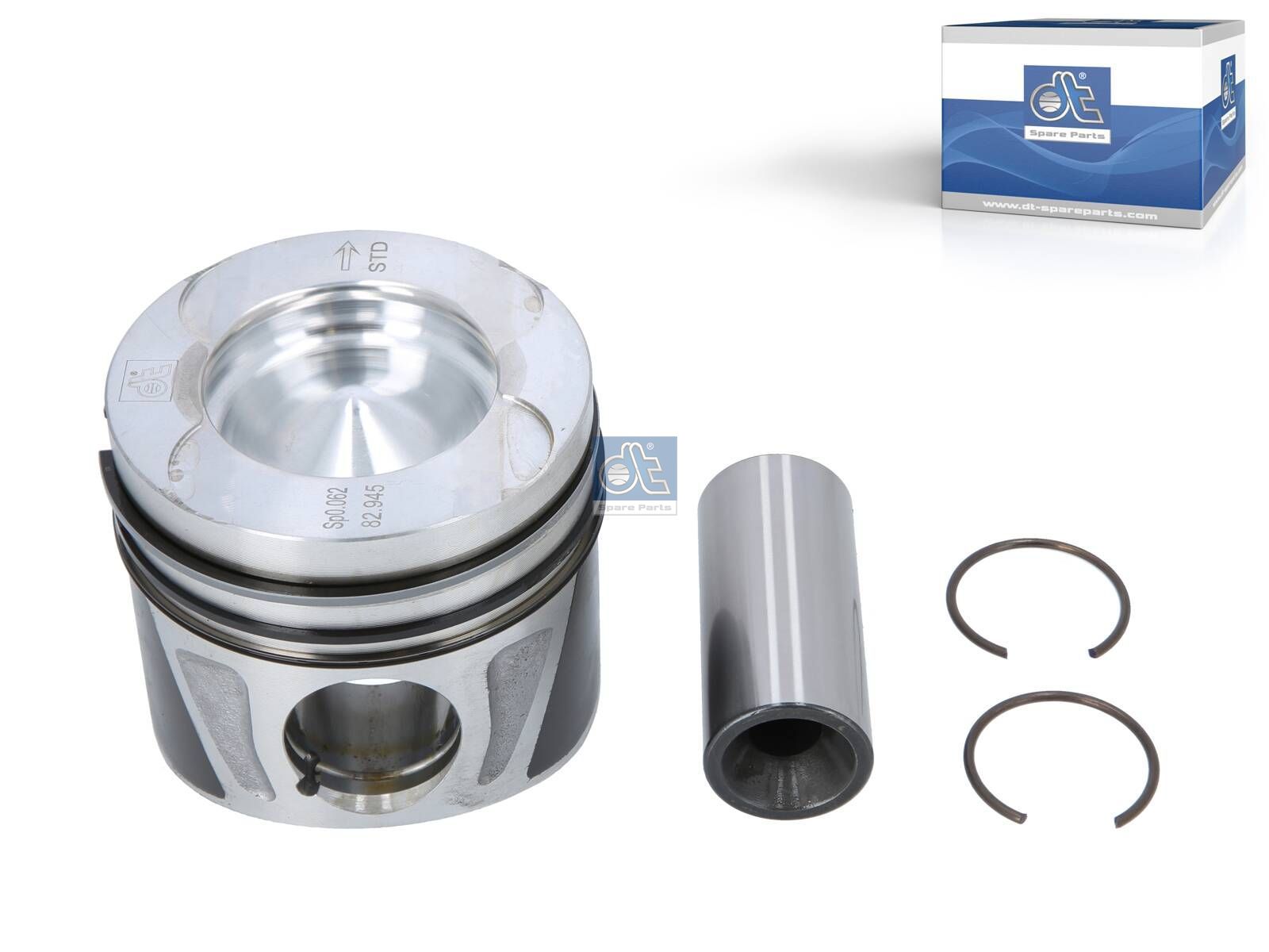 DT Spare Parts 4.91273 Piston, complete with rings