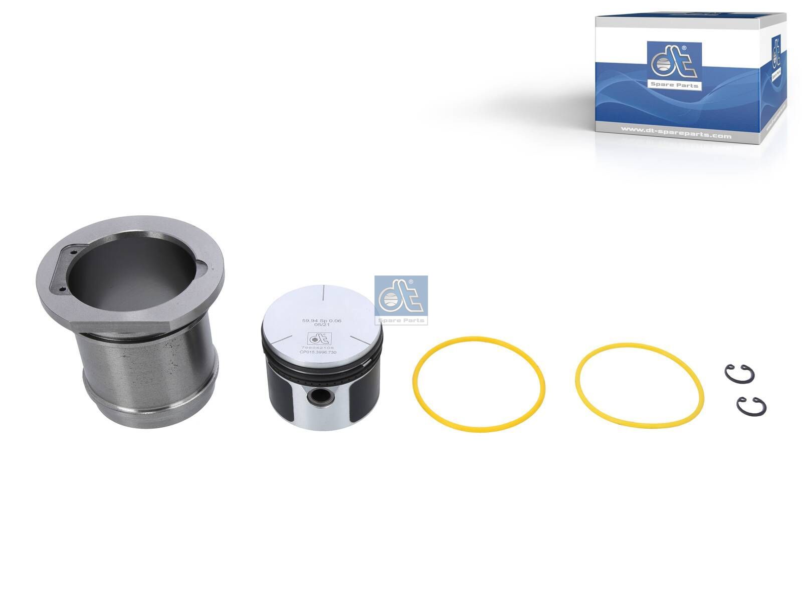 DT Spare Parts 4.91730 Piston and liner kit, compressor, D: 60 mm