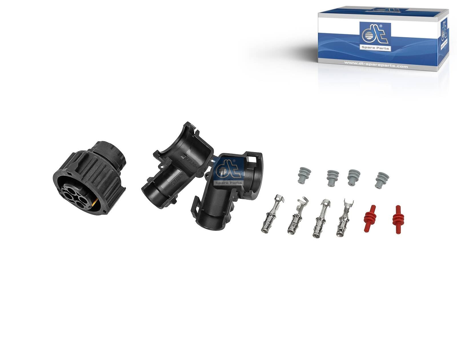 DT Spare Parts 4.96006 Repair kit, plug, α: 90 °, 4 poles