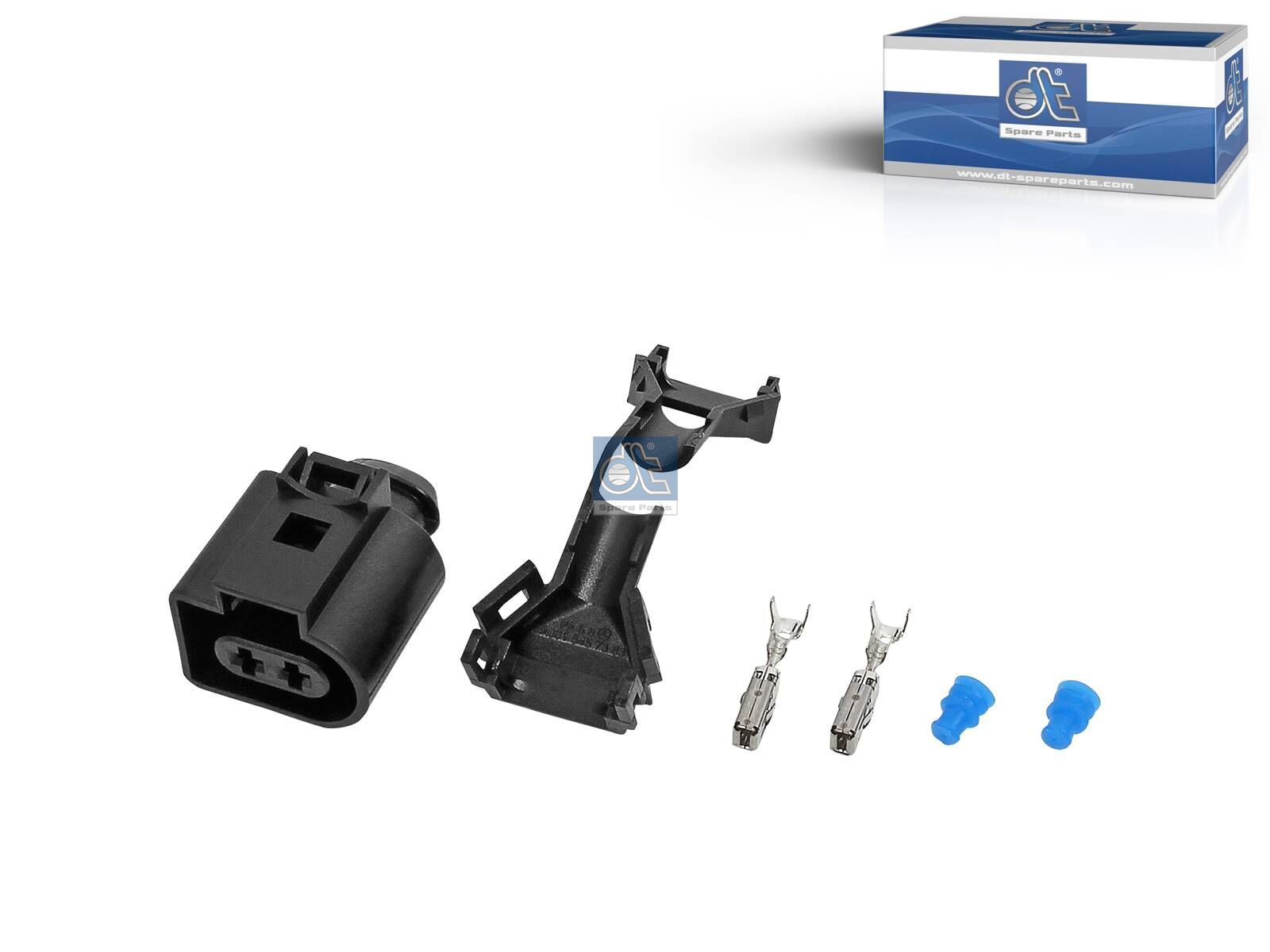 DT Spare Parts 4.96014 Repair kit, plug, 2 poles