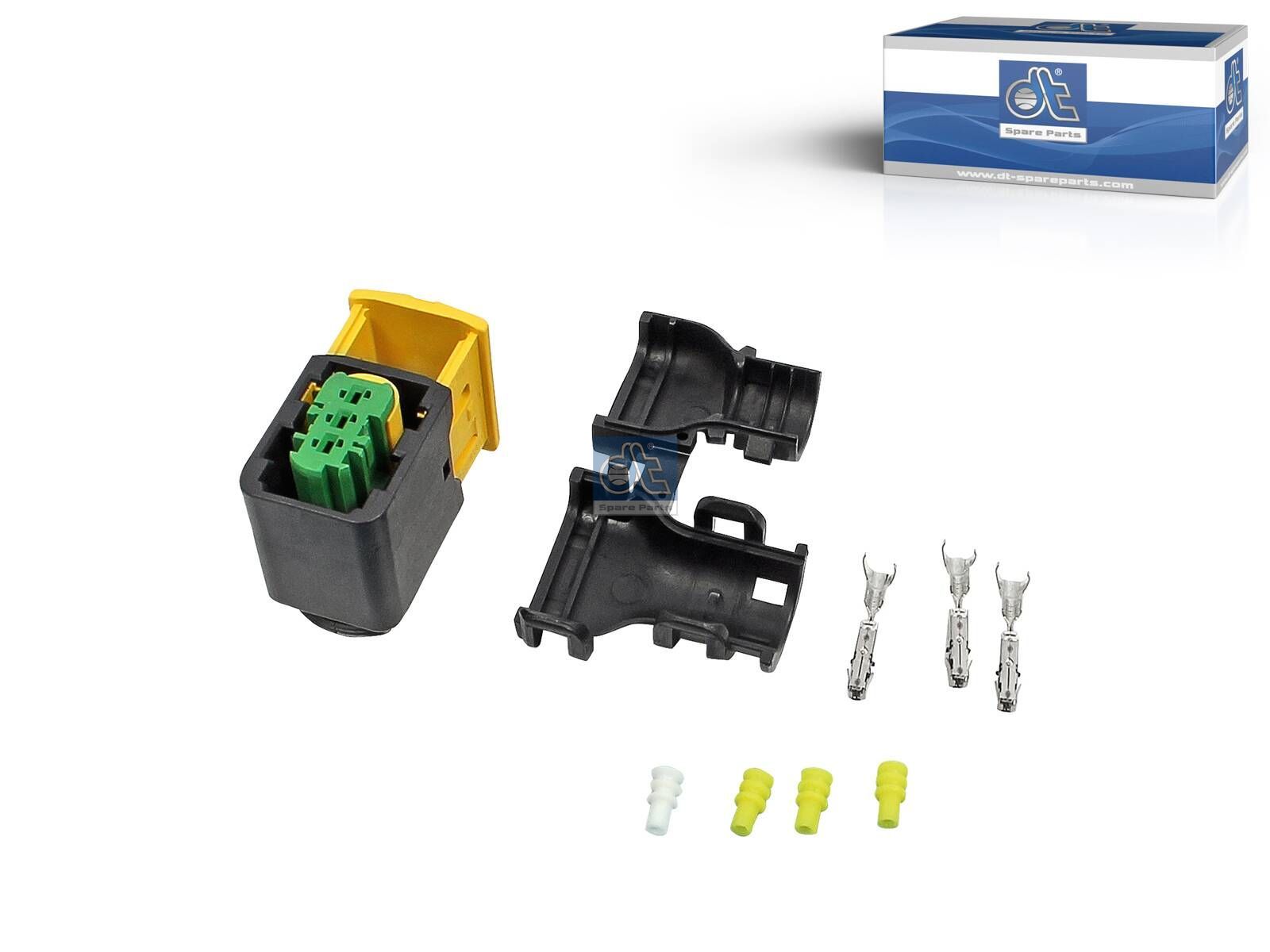 DT Spare Parts 4.96021 Repair kit, plug, α: 90 °, 3 poles