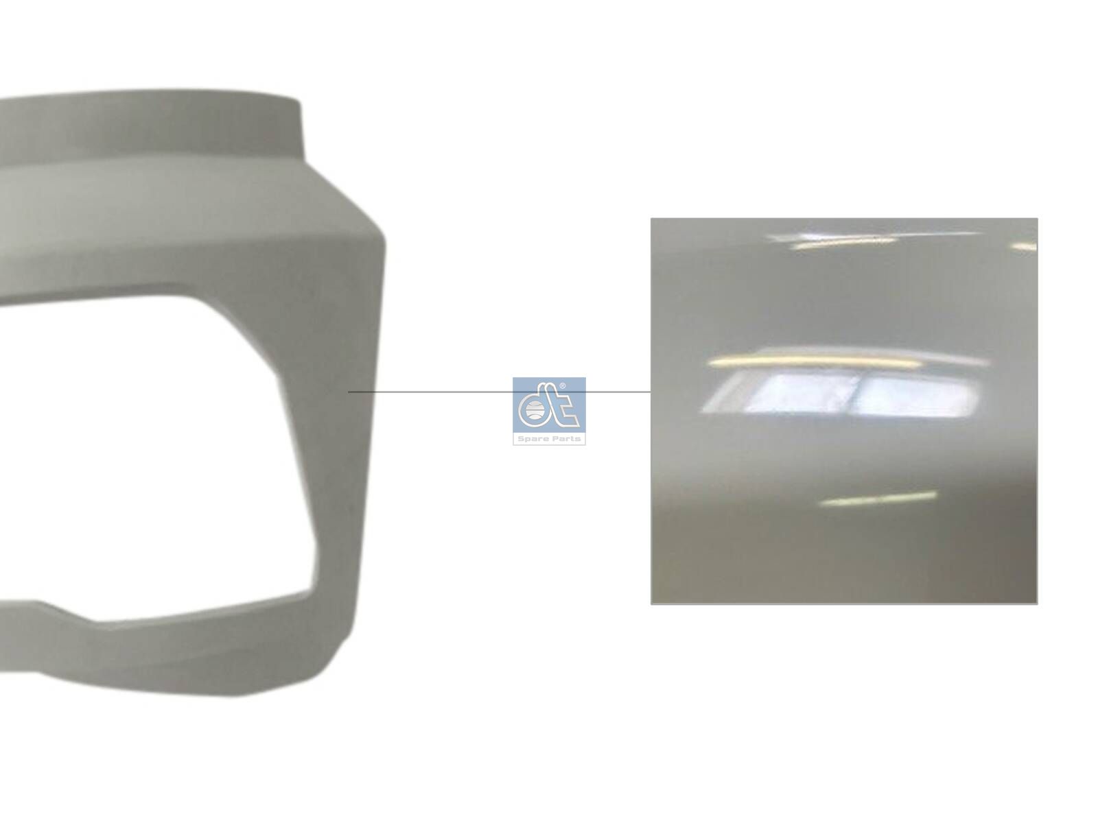 DT Spare Parts 5.00094 Lamp cover, left