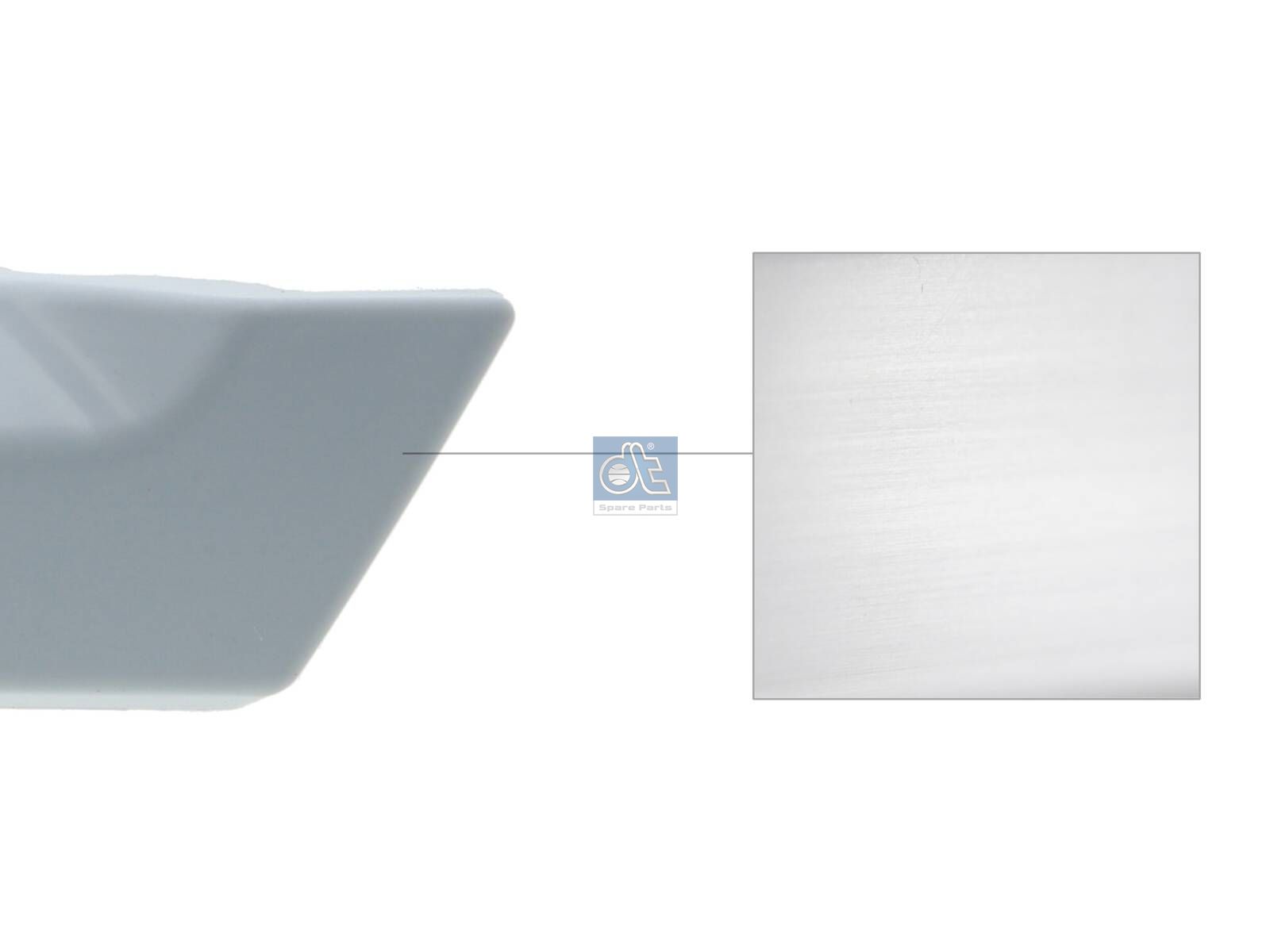 DT Spare Parts 5.00101 Cover, step, right
