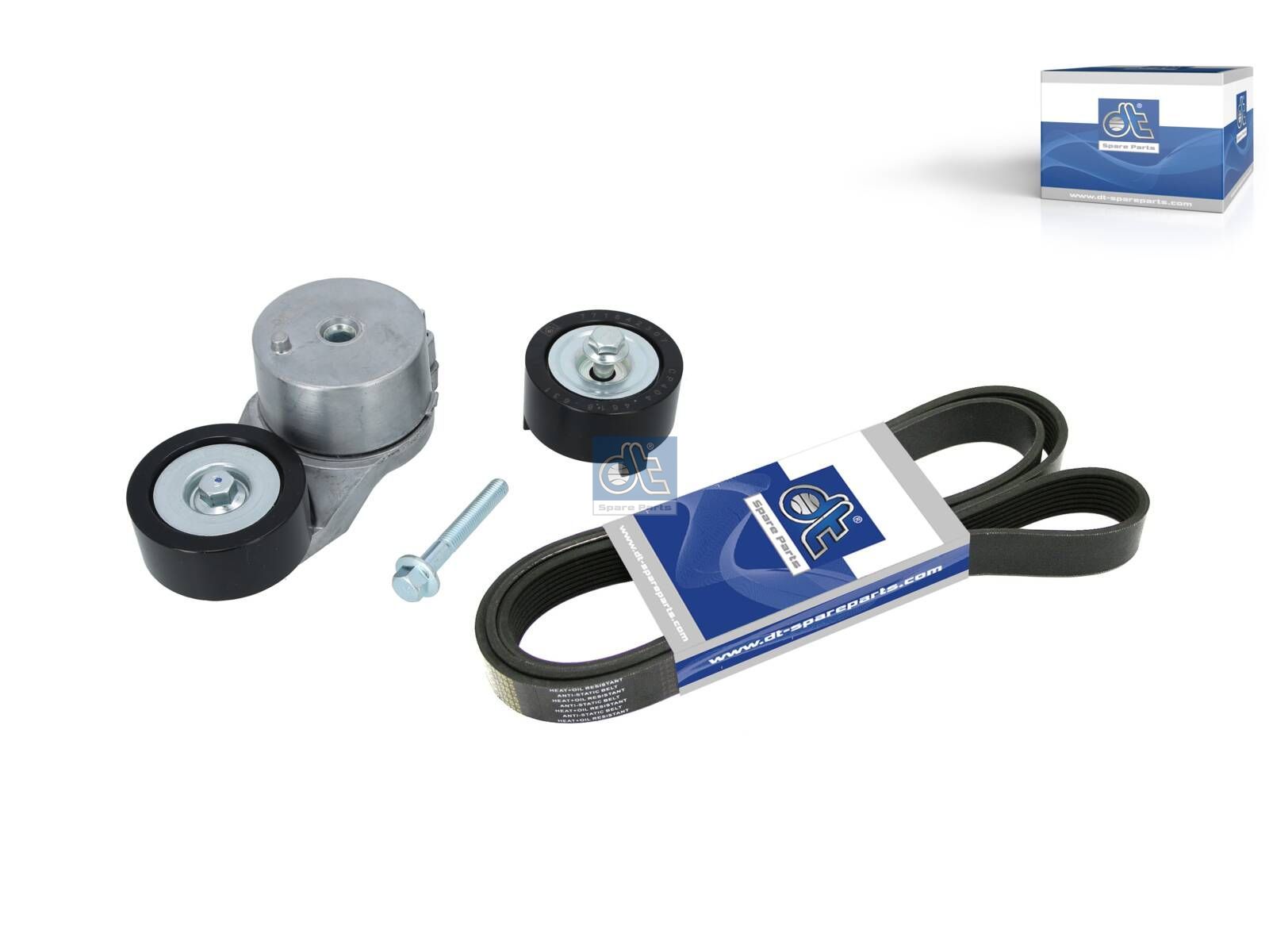 DT Spare Parts 5.00155 Belt tensioner kit, multiribbed belt