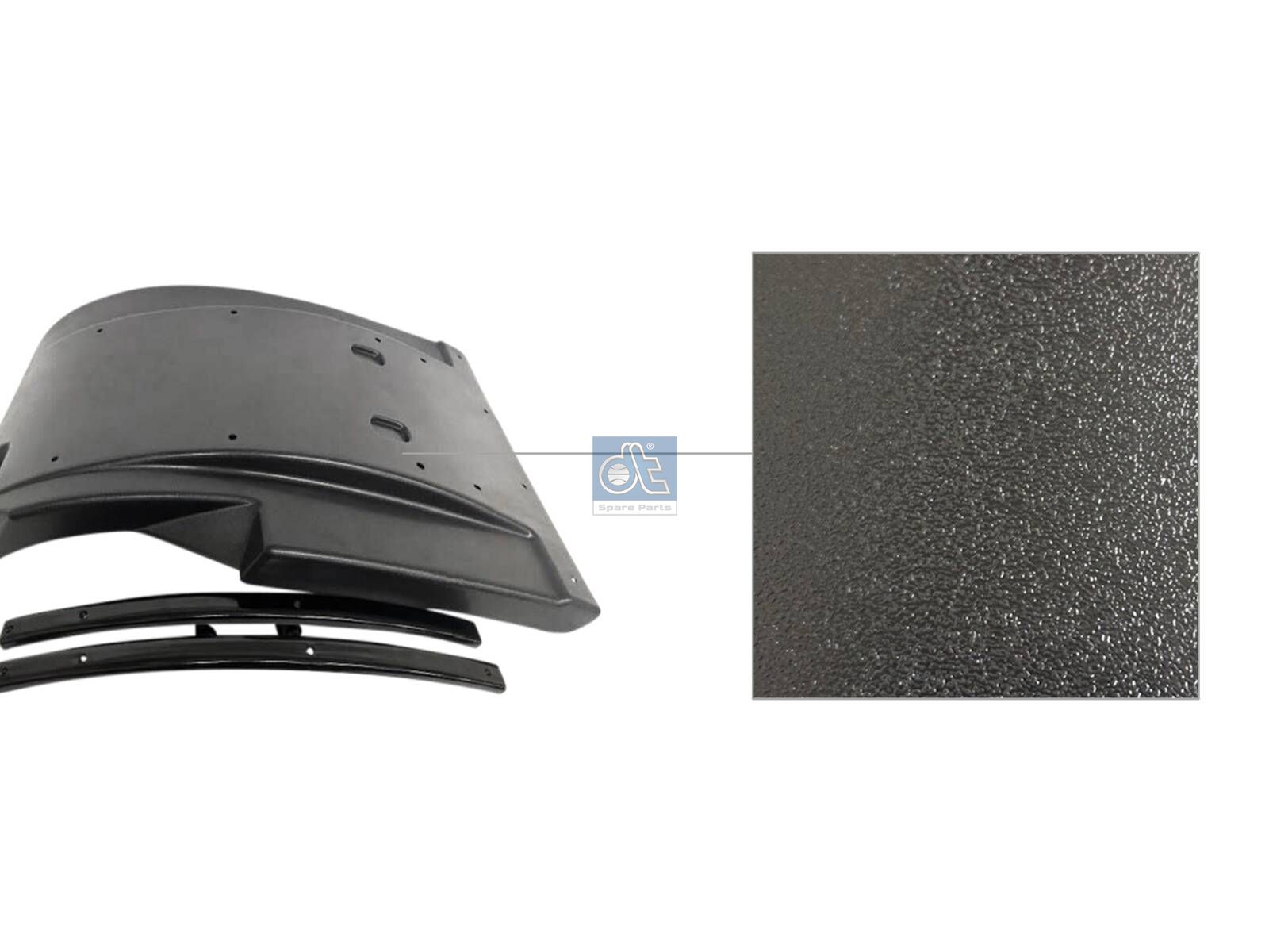 DT Spare Parts 5.00233 Front fender, right
