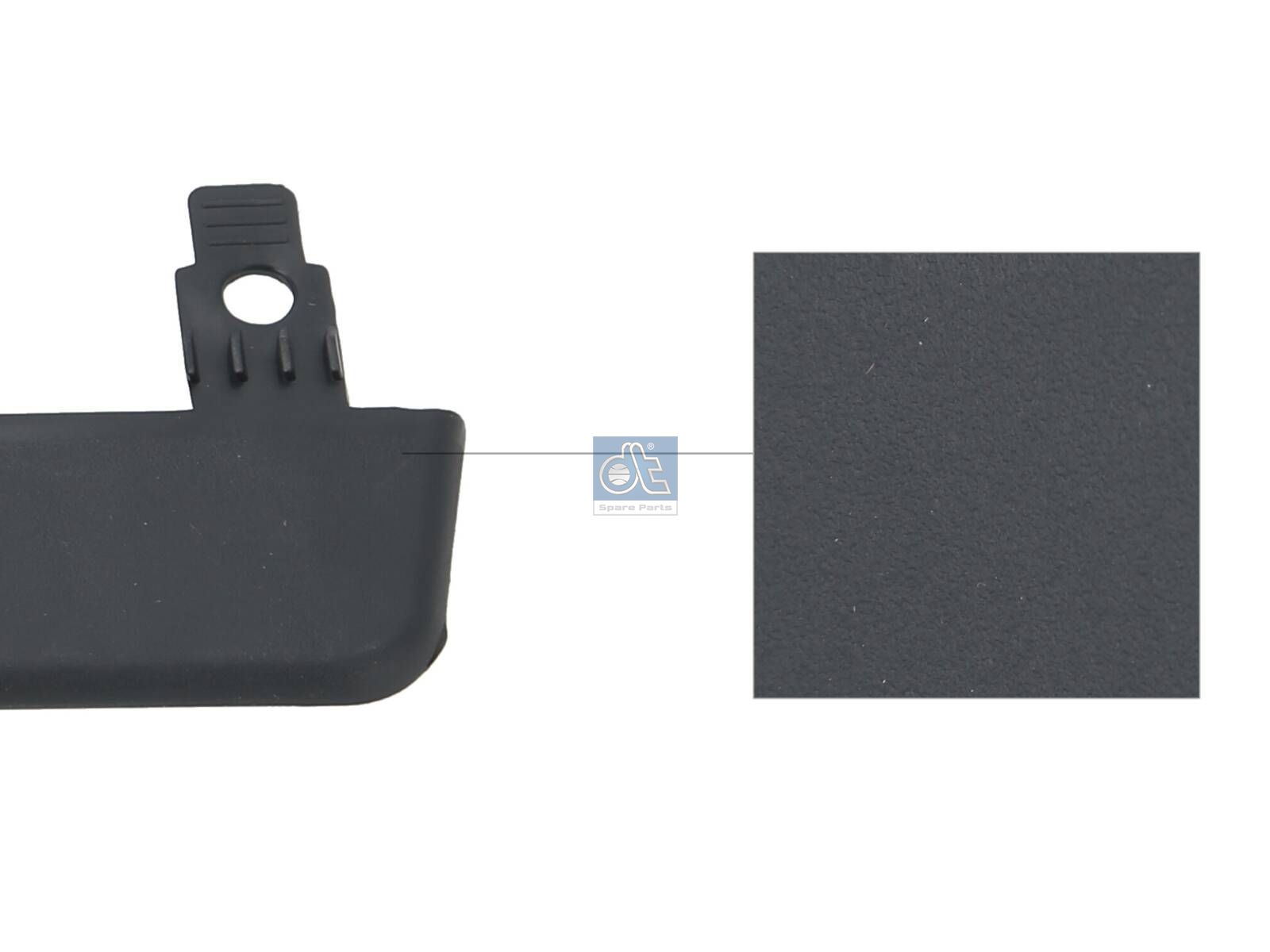 DT Spare Parts 5.00281 Cover, undertray protection, left