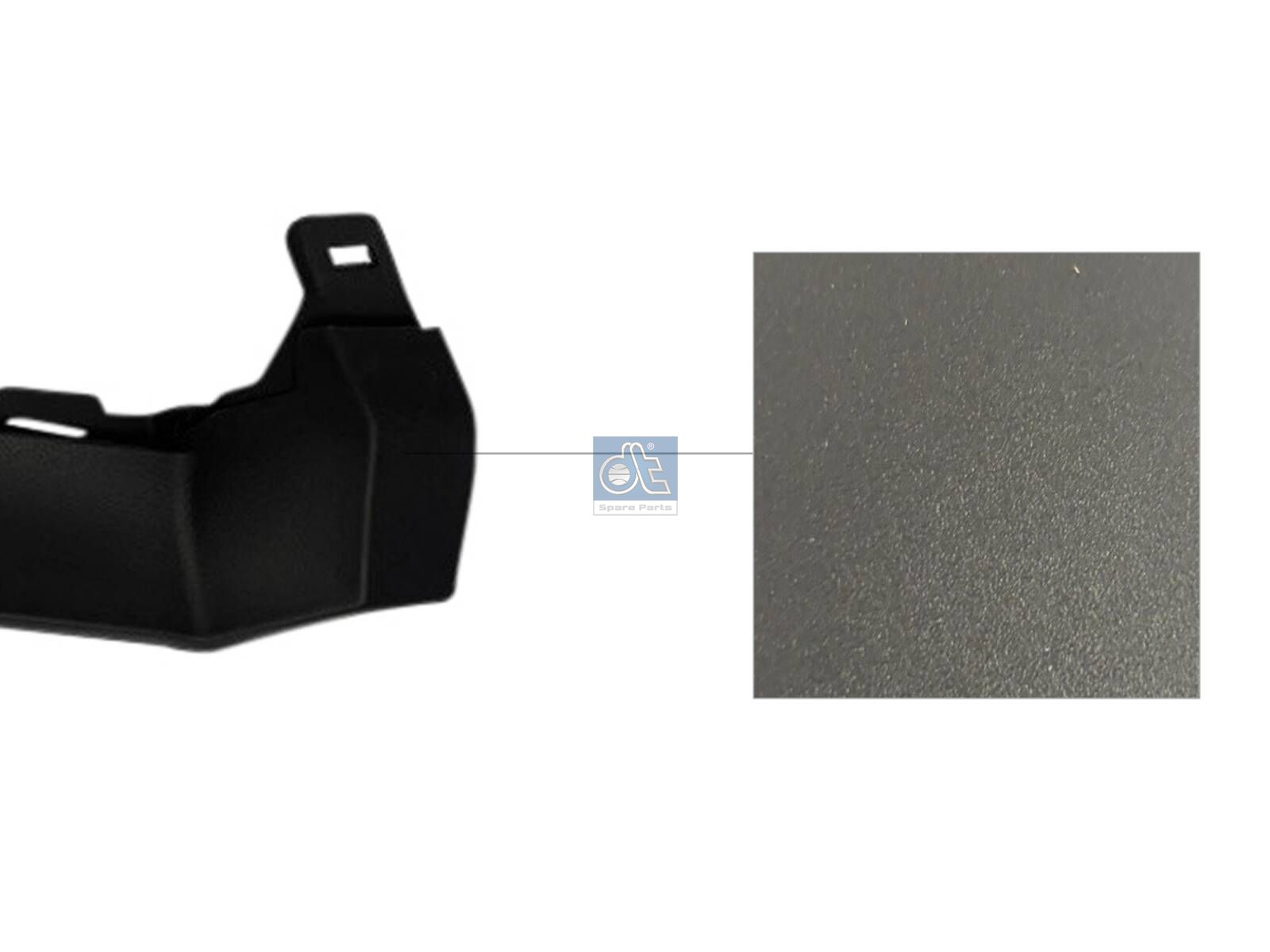 DT Spare Parts 5.00290 Cover, front grill, right