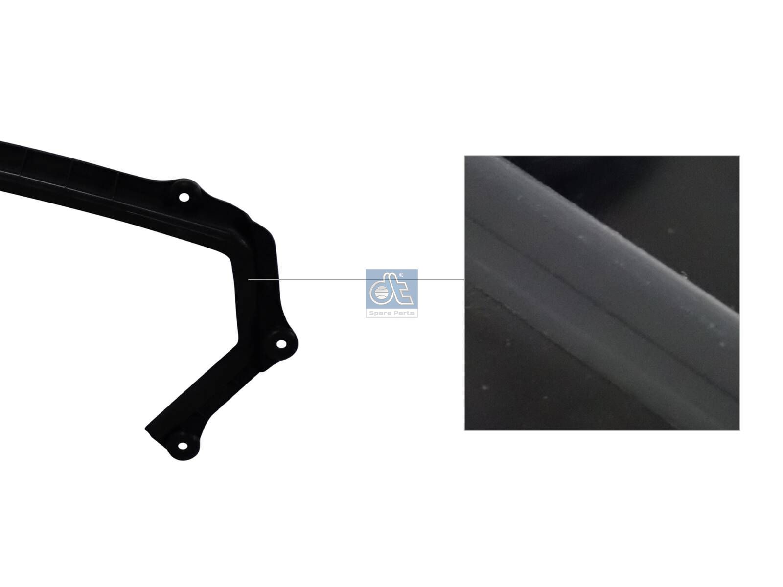 DT Spare Parts 5.00291 Gasket, headlamp, left