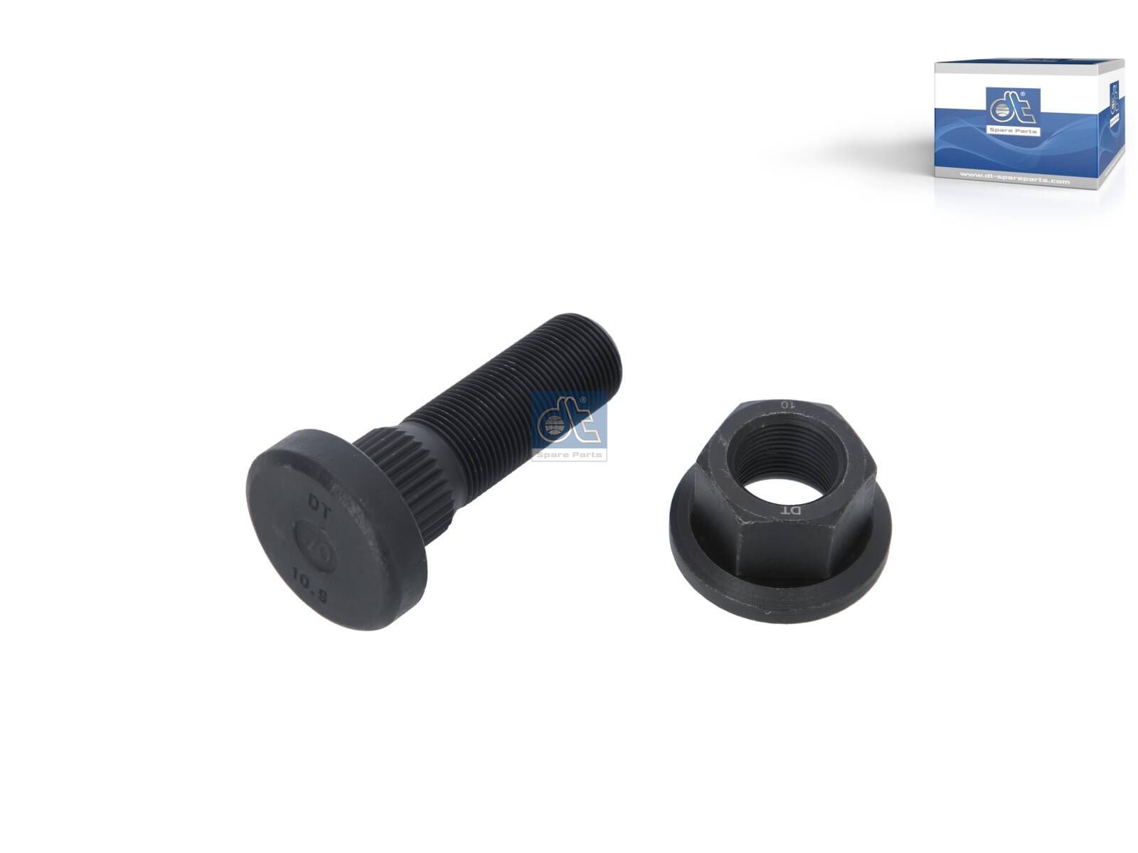 DT Spare Parts 5.00322 Wheel bolt, with nut