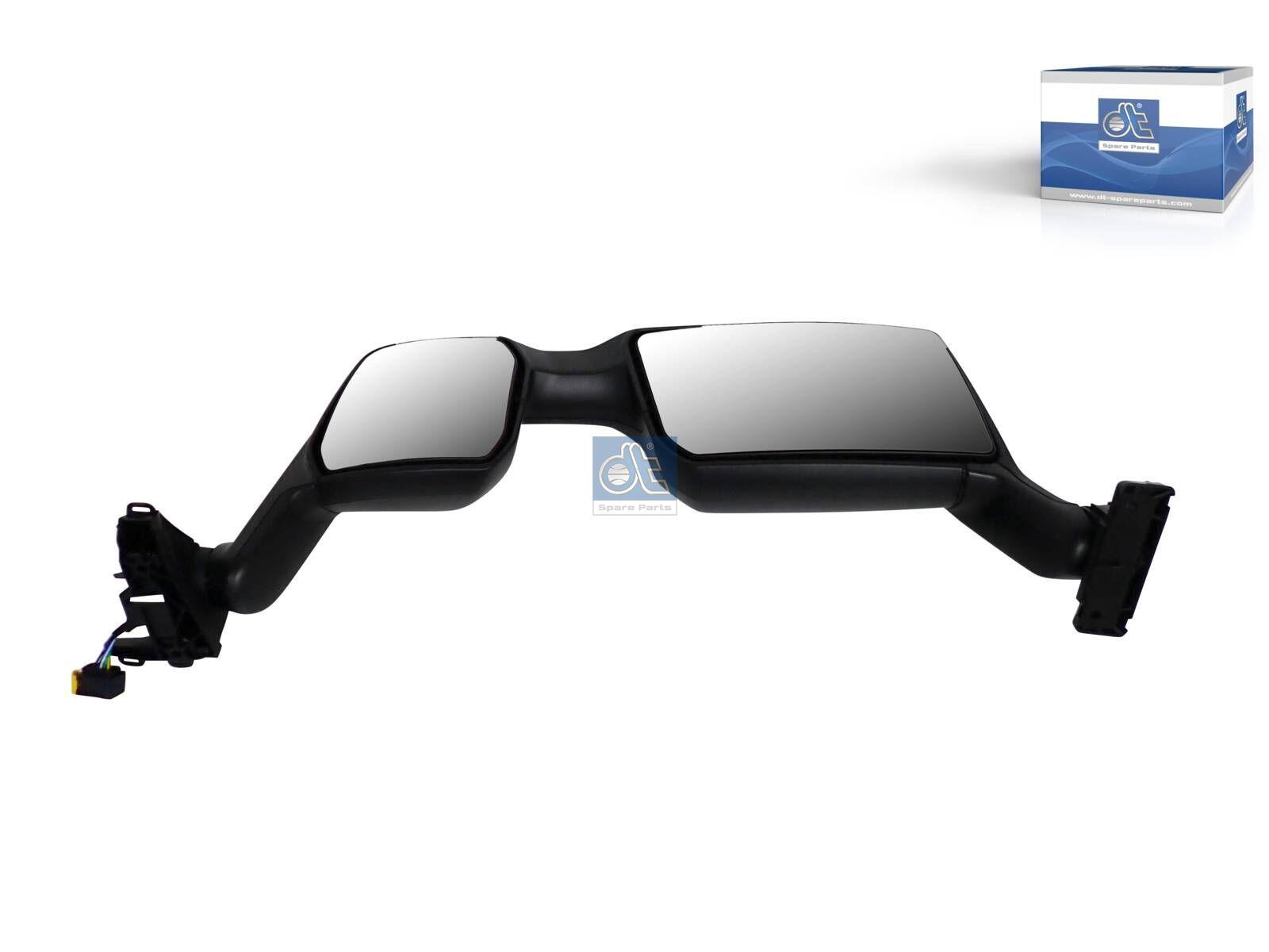 DT Spare Parts 5.00365 Main mirror, left, with cover, black