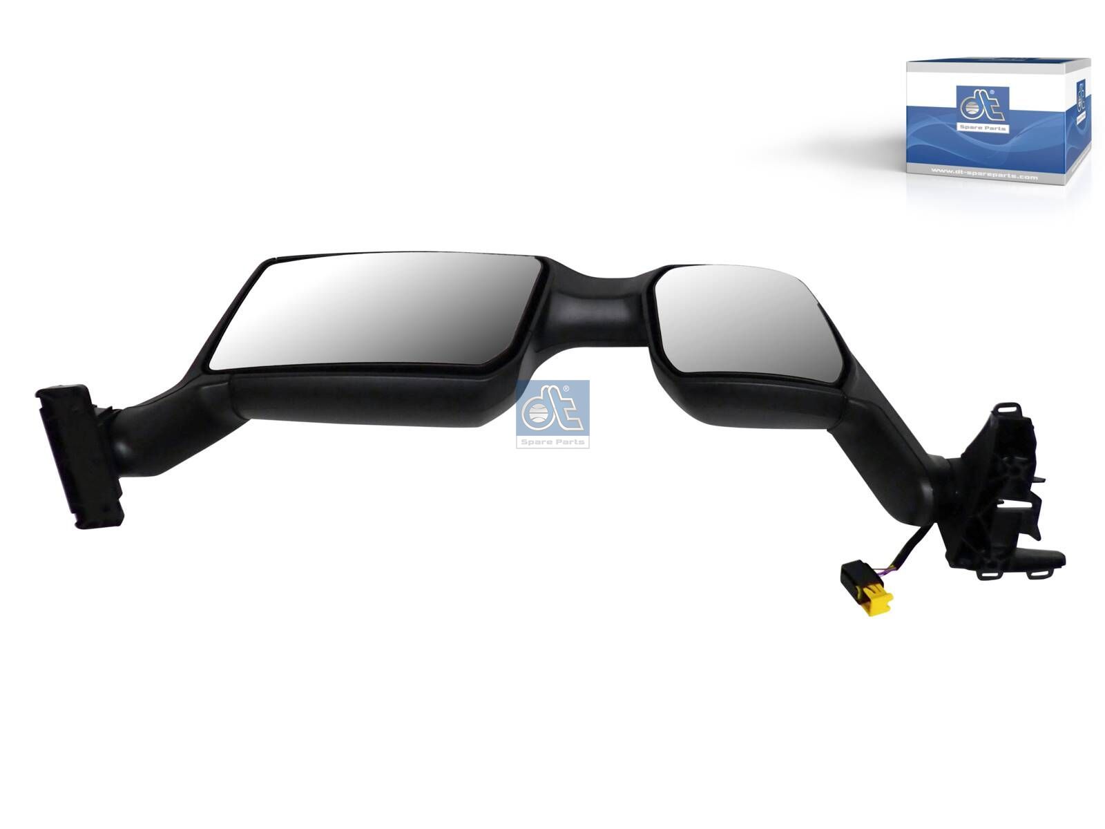 DT Spare Parts 5.00366 Main mirror, right, with cover, black