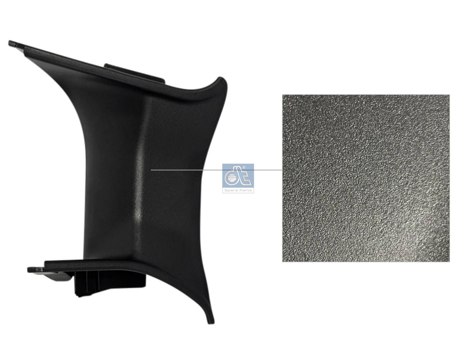 DT Spare Parts 5.00372 Mirror arm cover, right
