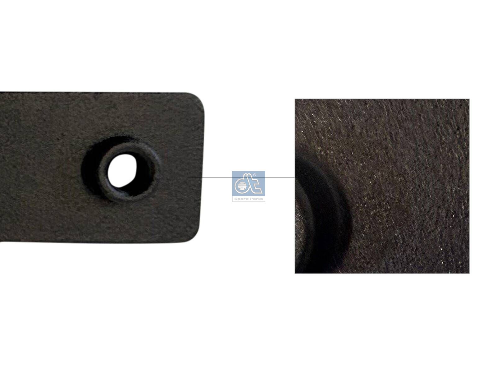 DT Spare Parts 5.00386 Console, underrun guard, left