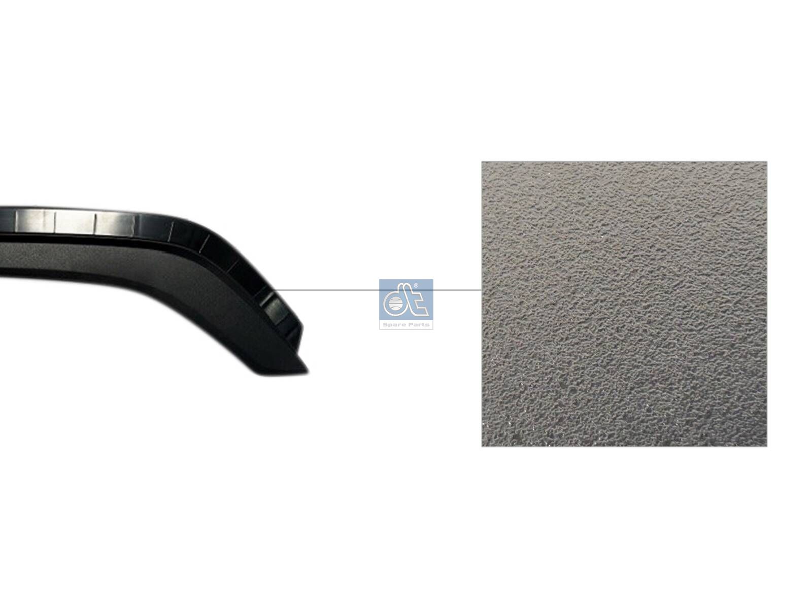 DT Spare Parts 5.00402 Fender extension, right