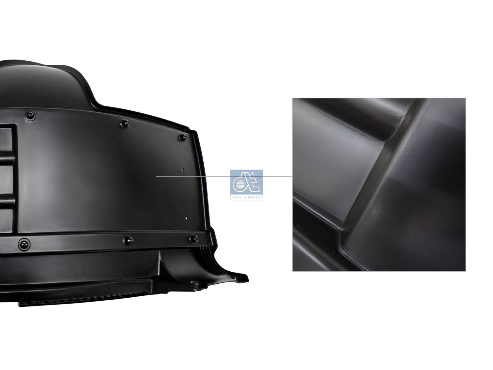 DT Spare Parts 5.00521 Front fender, left