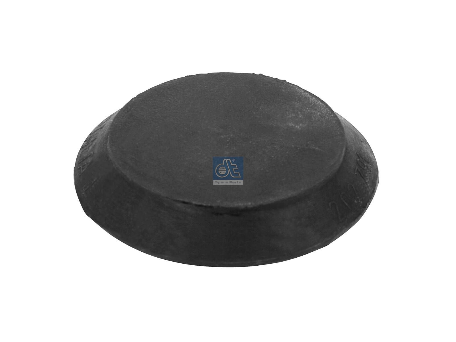DT Spare Parts 5.10123 Buffer stop, D: 25 mm, D1: 58 mm, D2: 74 mm, H: 17 mm