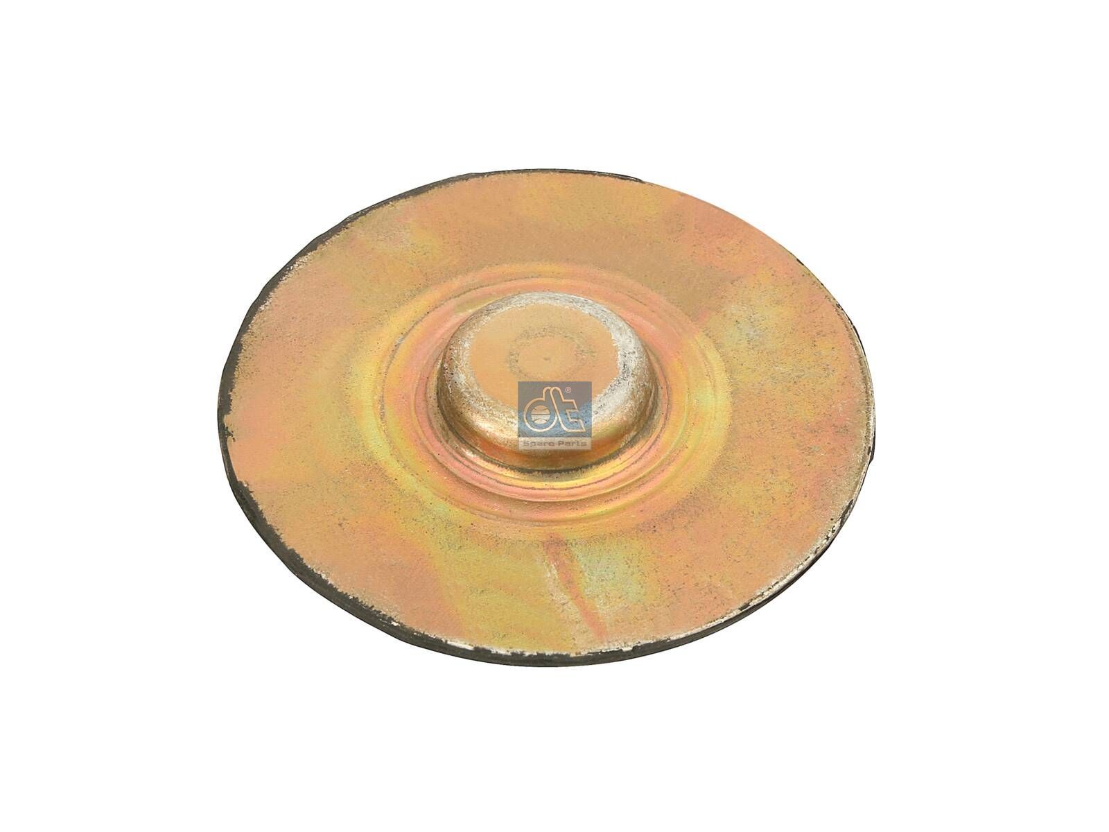 DT Spare Parts 5.10123 Buffer stop, D: 25 mm, D1: 58 mm, D2: 74 mm, H: 17 mm