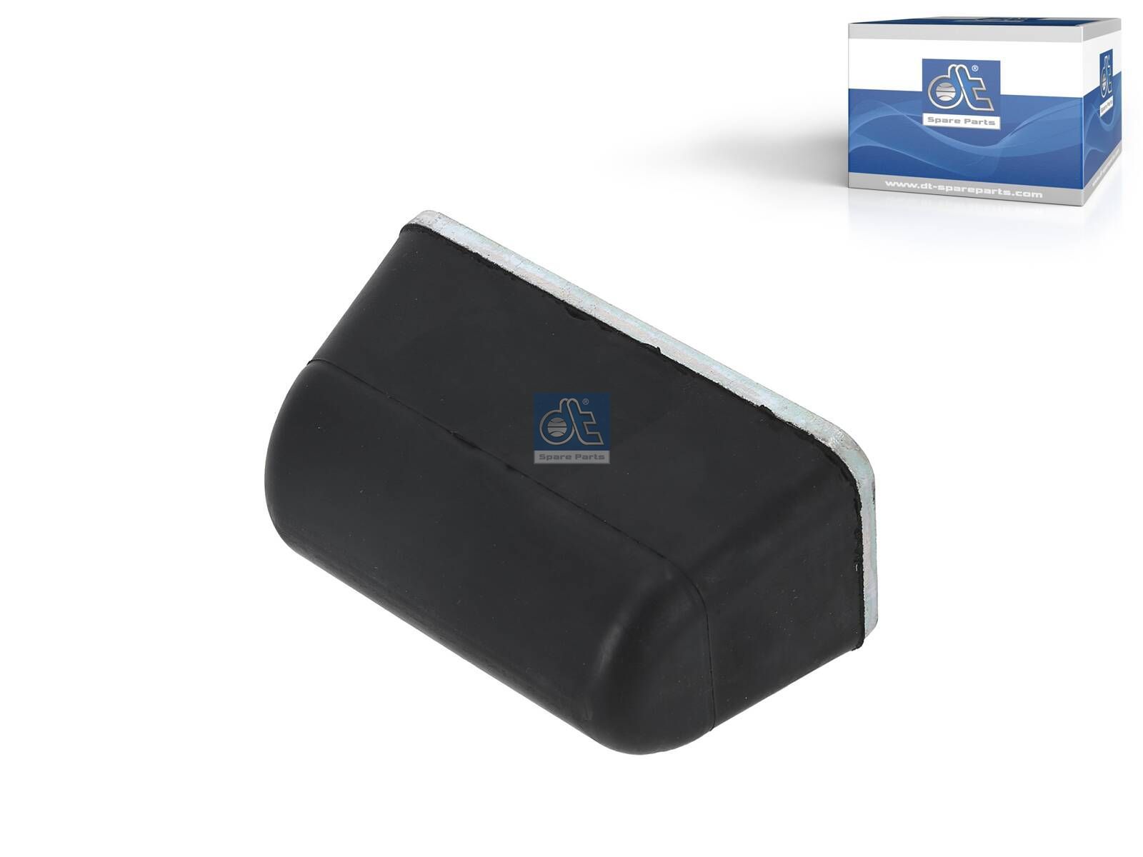 DT Spare Parts 5.10417 Buffer stop, suspension, front, Lb: 80 mm, M10 x 1,5, L: 119 mm, W: 59 mm, H: 65 mm