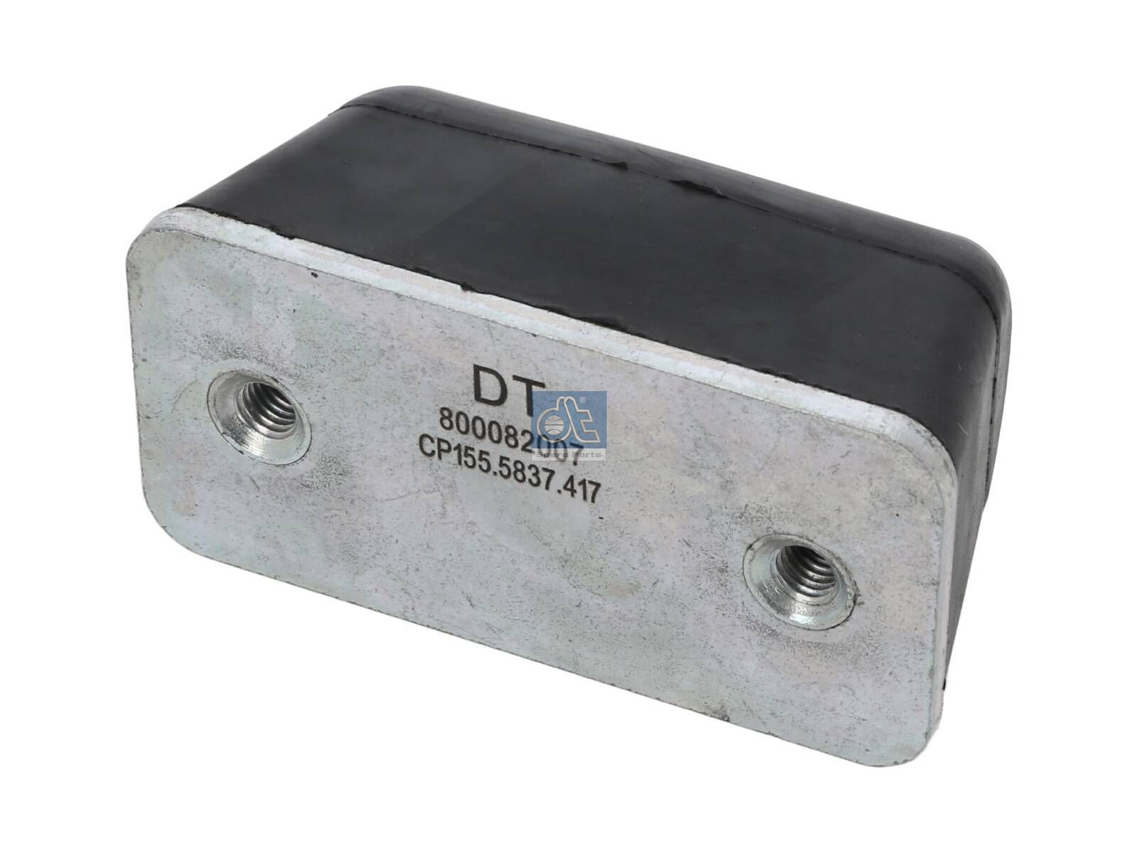 DT Spare Parts 5.10417 Buffer stop, suspension, front, Lb: 80 mm, M10 x 1,5, L: 119 mm, W: 59 mm, H: 65 mm