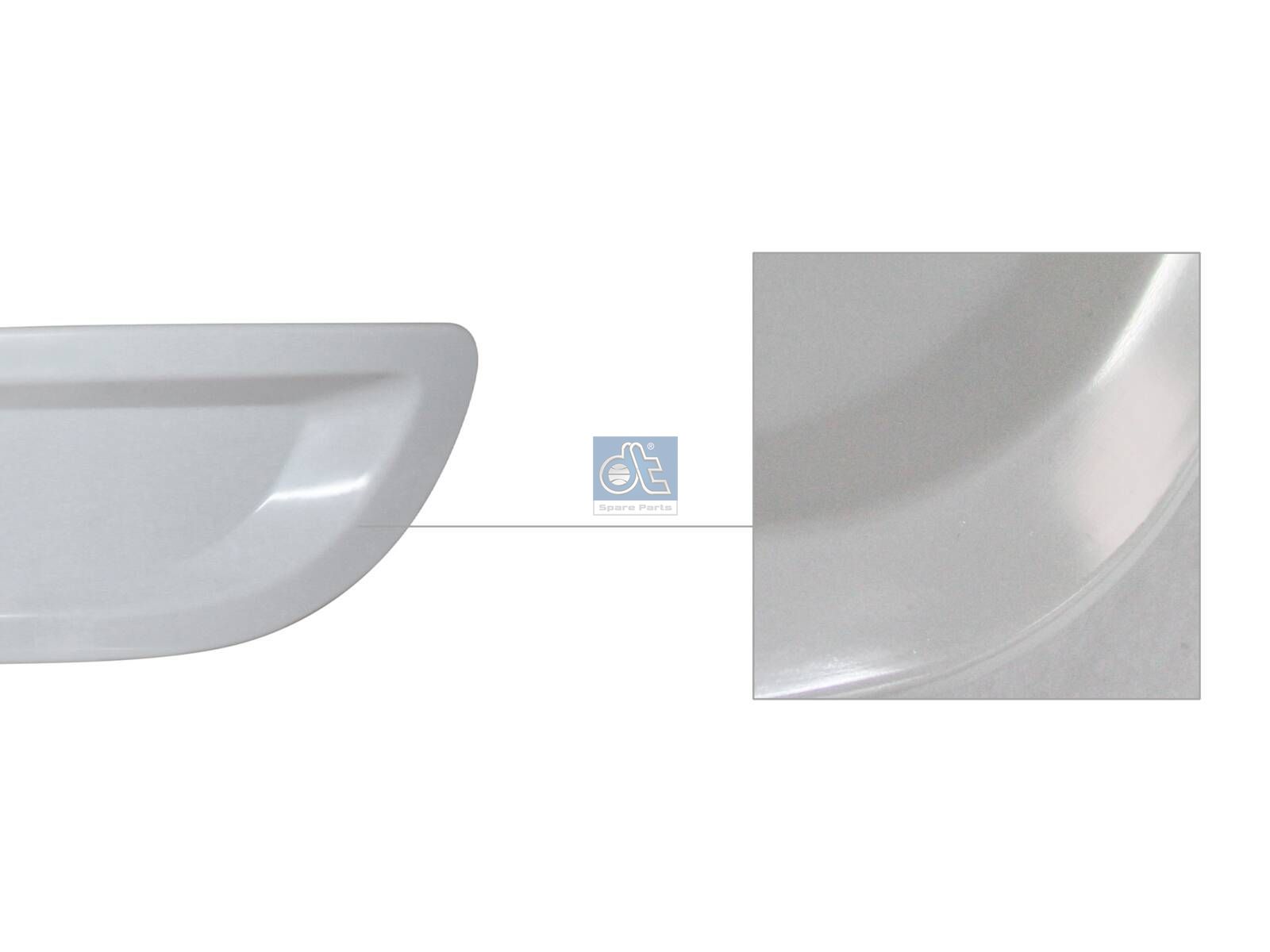 DT Spare Parts 5.16226SP Cover, bumper, right, closed version