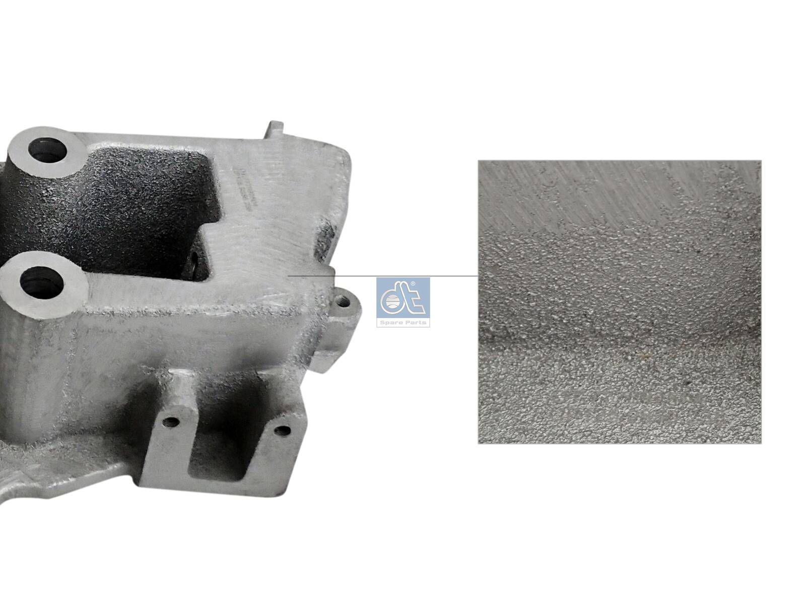 DT Spare Parts 5.16238 Bumper bracket, left