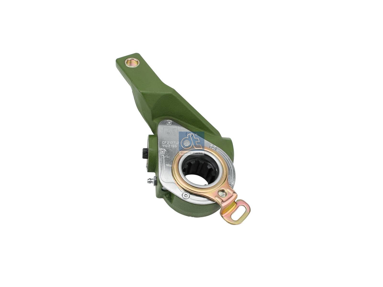 DT Spare Parts 5.21302 Slack adjuster, automatic, left, SAE 1 1/2'' 10, b: 14 mm, Lb: 165 mm, Or: 45 mm, 10 teeth