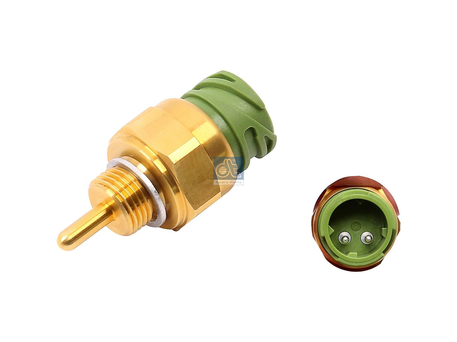 DT Spare Parts 5.44007 Temperature sensor, D: 5.2 mm, M16 x 1,5, L1: 59 mm, L2: 25 mm, Tmin: -40 °C, Tmax: 130 °C, 2 poles